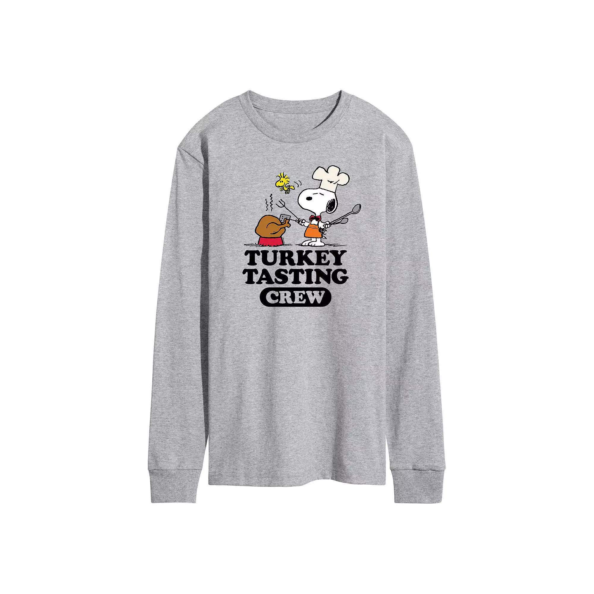 Men's Peanuts Turkey Tasting Crew Tee,  Product Image