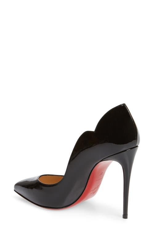 CHRISTIAN LOUBOUTIN Hot Chick Black Patent Leather Pumps Product Image