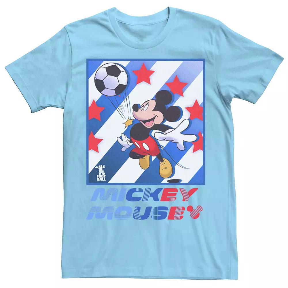 Men's Mickey Classic Mickey Football Star Soccer Tee,  Product Image