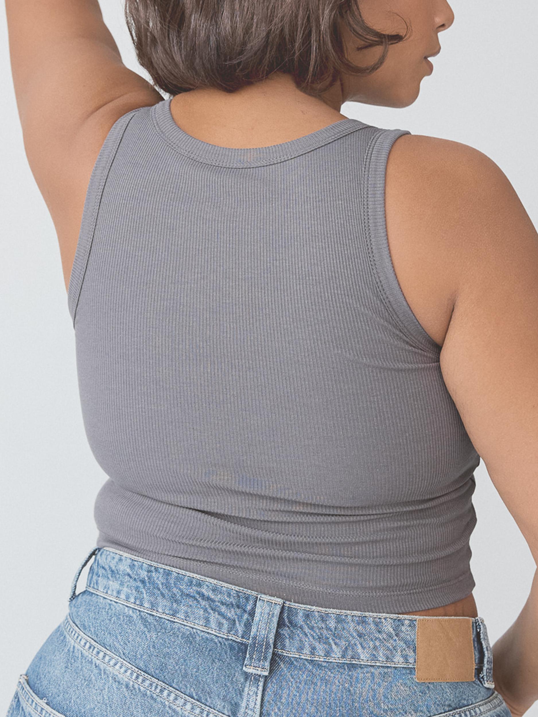 Bamboo Scoop Neck Brami Tank (Crop) Product Image