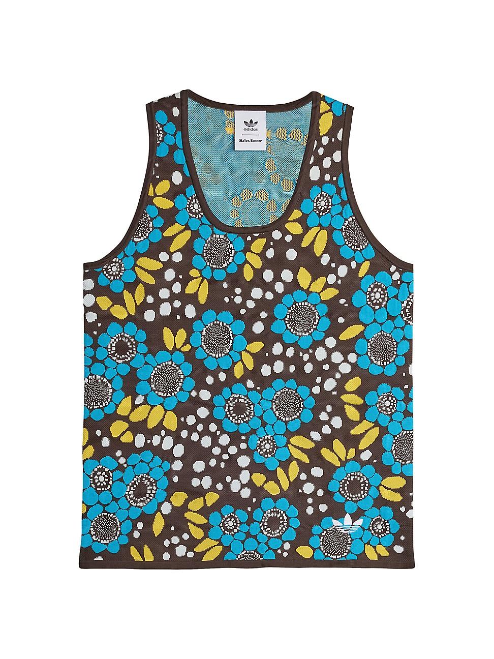 Womens adidas x Wales Bonner Floral Knit Vest Product Image