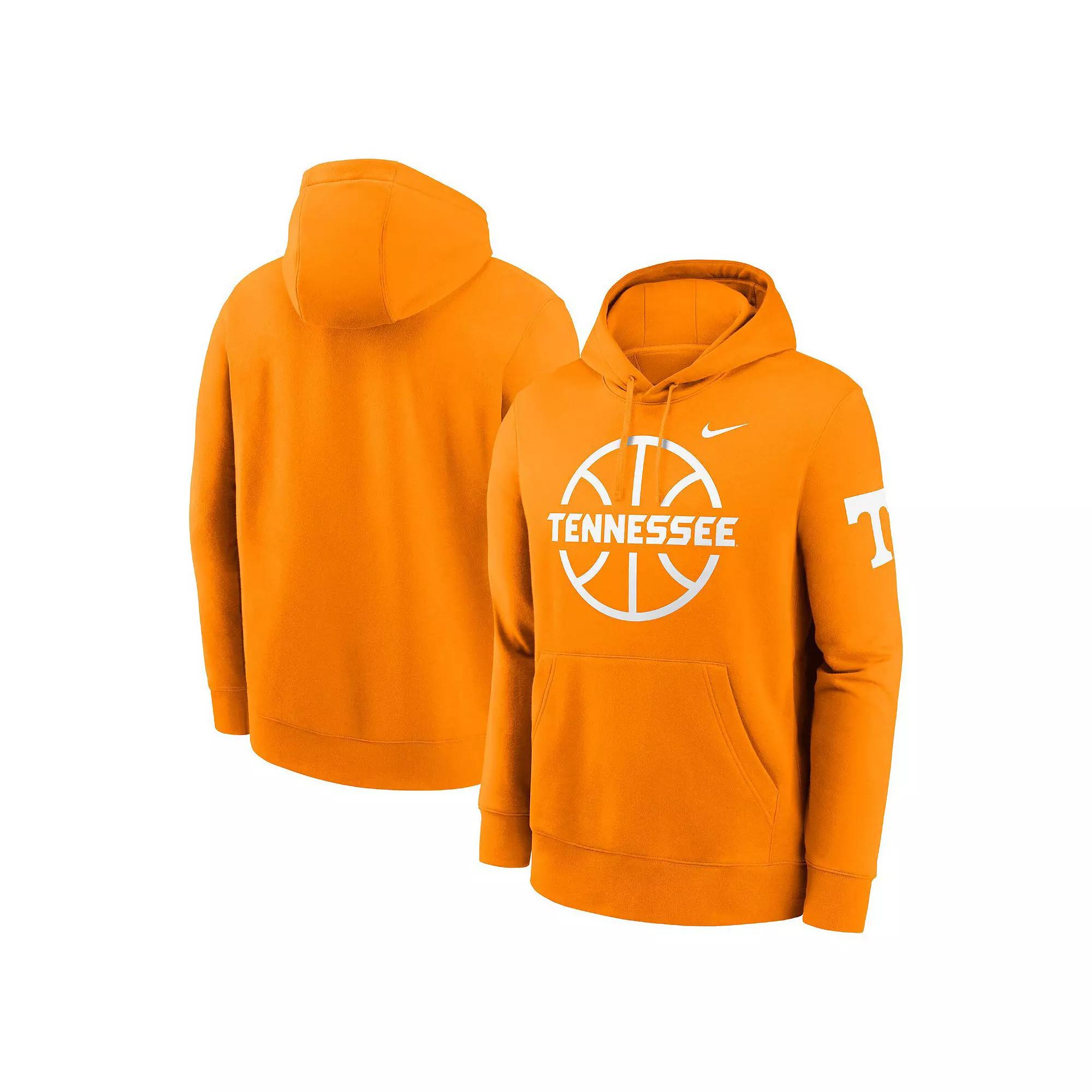Men's Nike Tennessee Orange Tennessee Volunteers Basketball Icon Club Fleece Pullover Hoodie,  Product Image