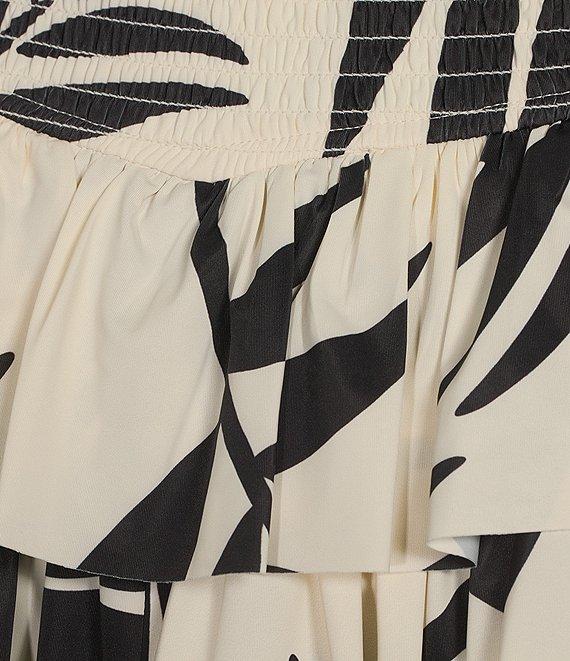 GB Active Printed Tiered Mini Skirt Product Image