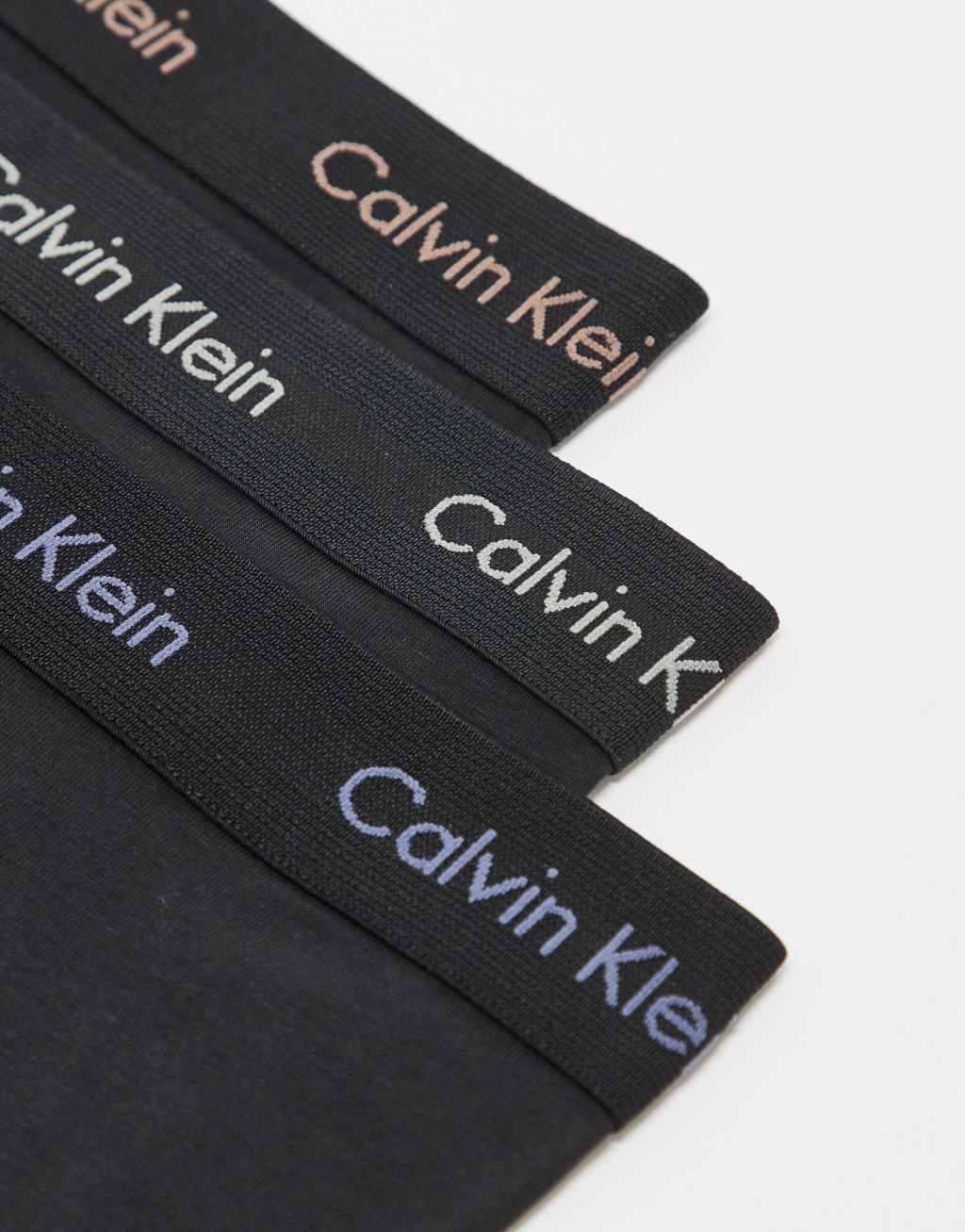 Calvin Klein Cotton Stretch 3 pack boxer brief in black Product Image
