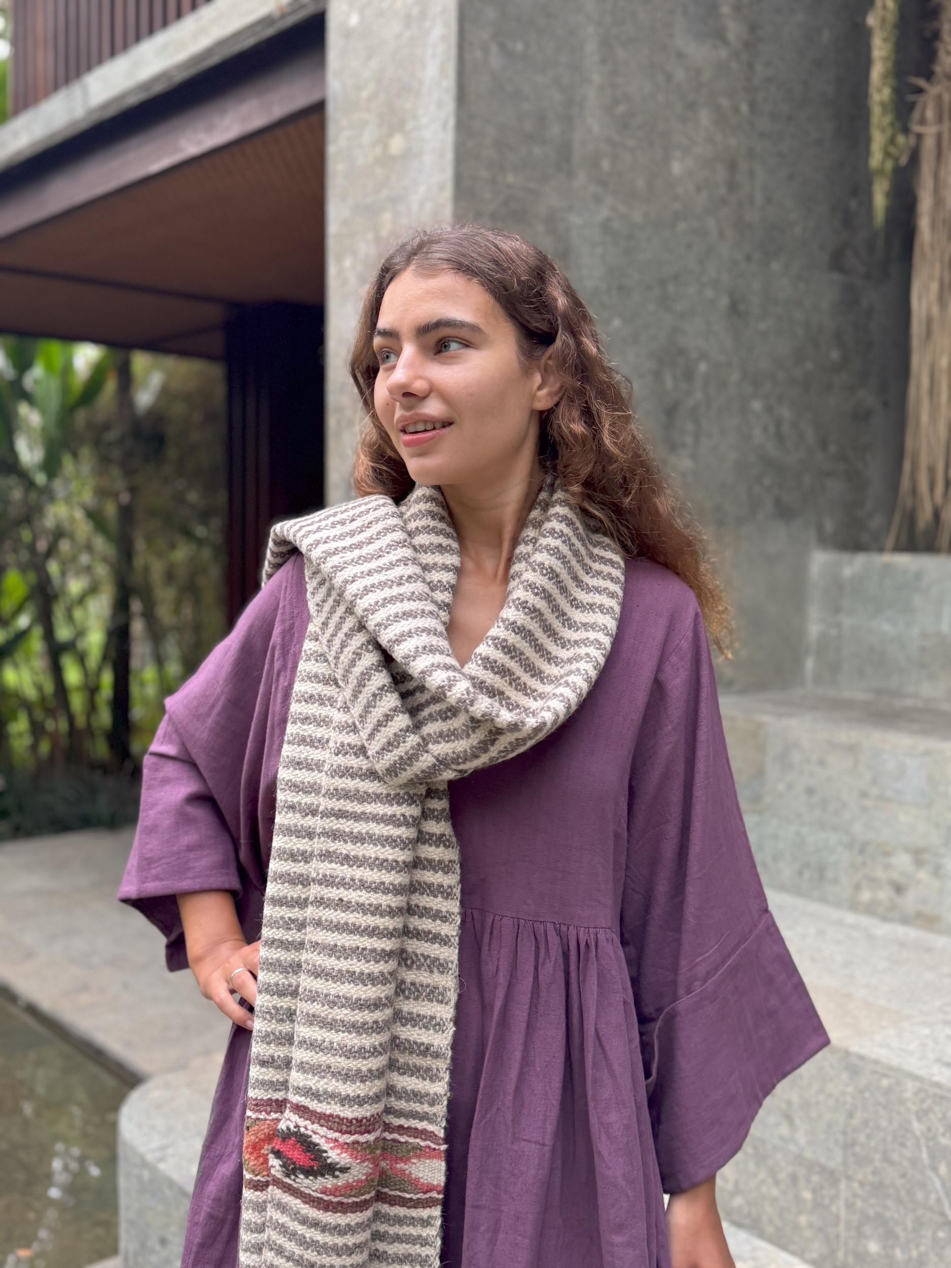 Purple Gathered Dress Product Image