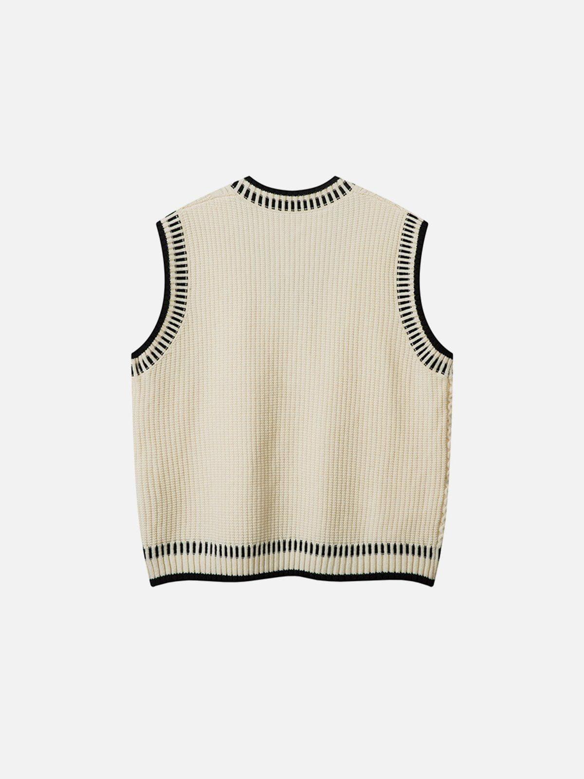 Aelfric Eden Cable-Knit Sweater Vest Product Image