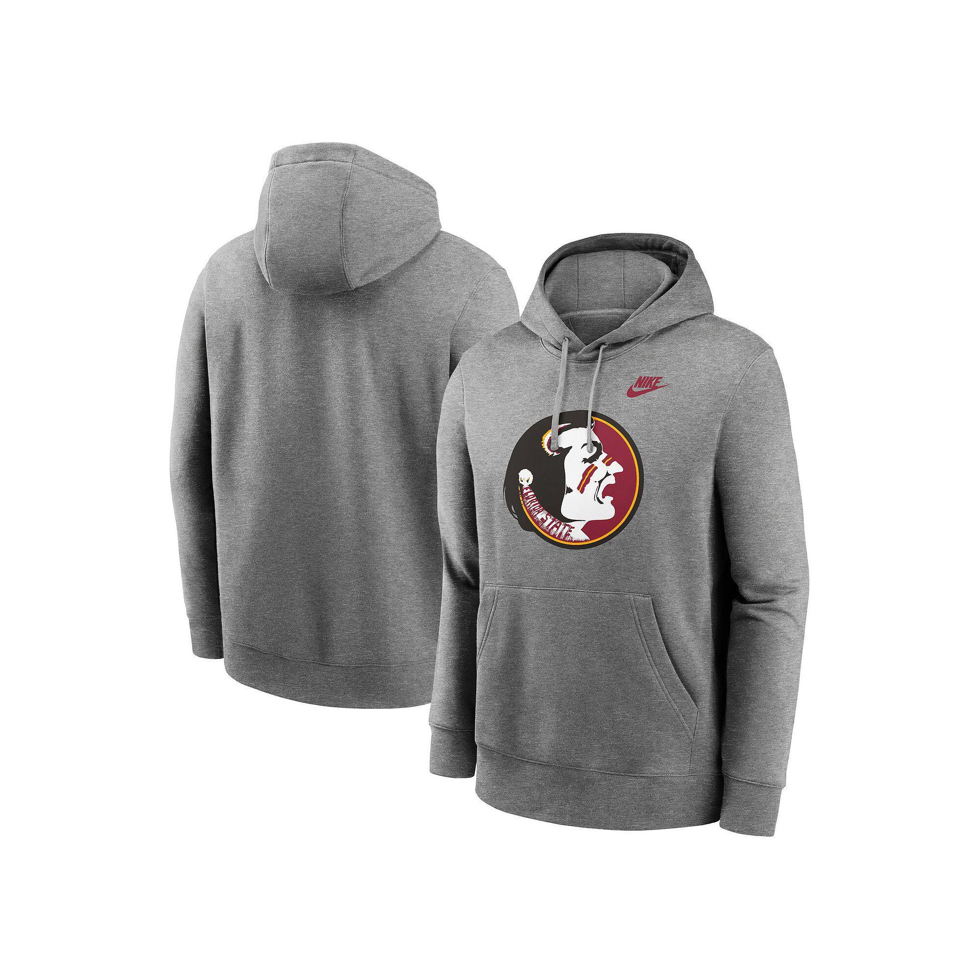 Men's Nike Gray Ohio State Buckeyes Old English Fleece Pullover Hoodie,  Product Image