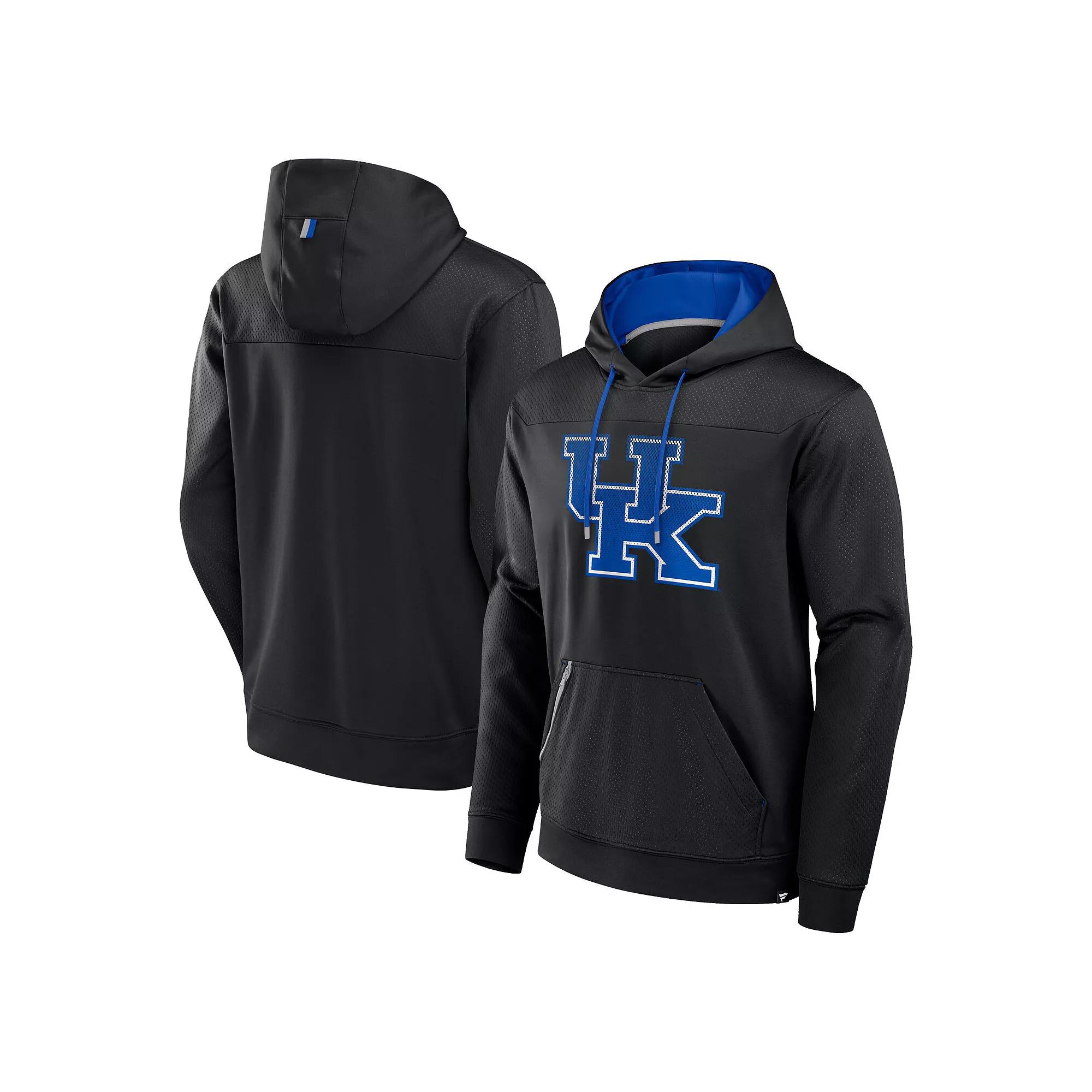 Men's Fanatics  Black Kentucky Wildcats Defender Dot Faded Primary Pullover Hoodie, Size: Medium Product Image