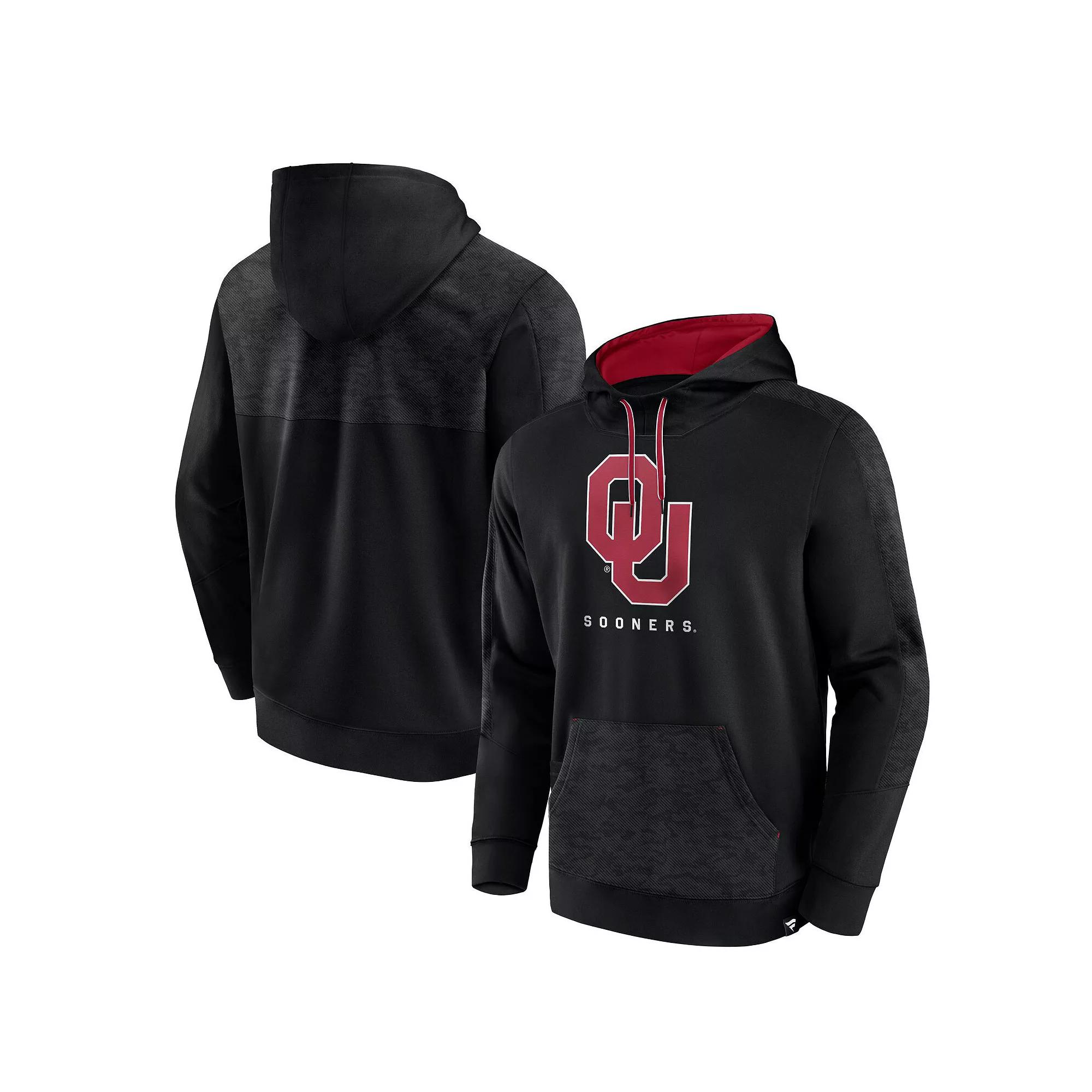 Men's Fanatics Branded Black Oklahoma Sooners Defender Pullover Hoodie,  Product Image