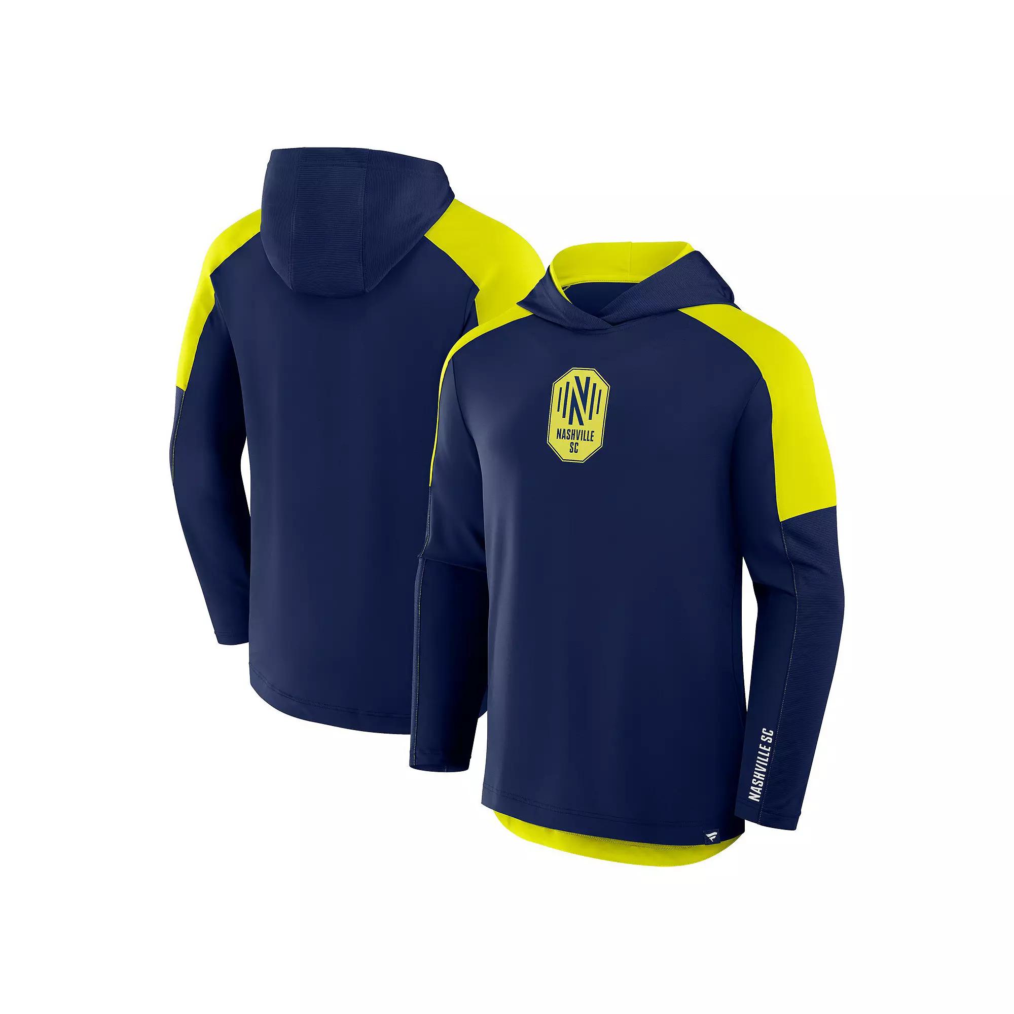 Men's Fanatics Navy Nashville SC Red Card Transitional Pullover Hoodie, Size: 2XL, Mls Blue Product Image