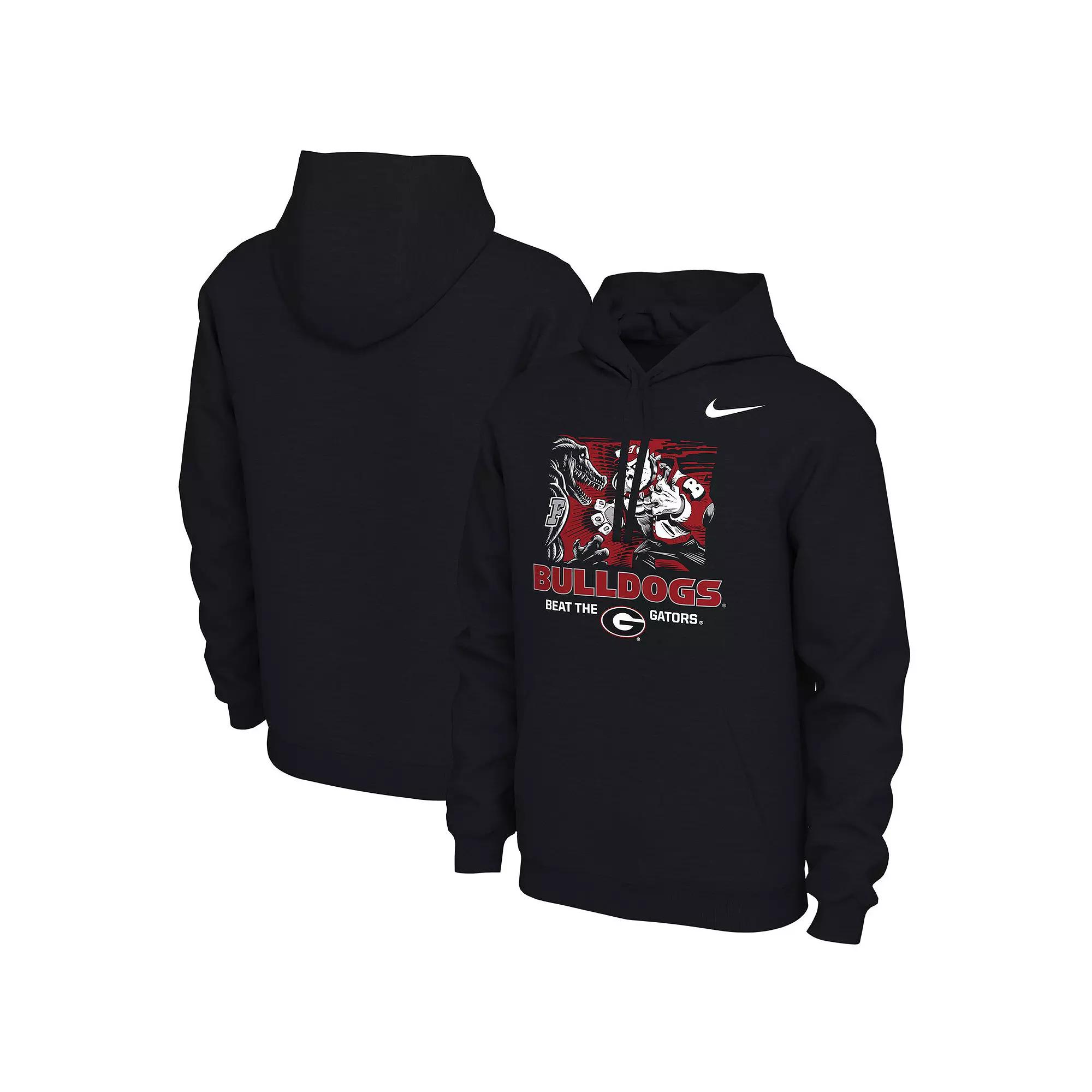 Men's Nike Black Georgia Bulldogs FL/GA Rivalry Pullover Hoodie,  Product Image