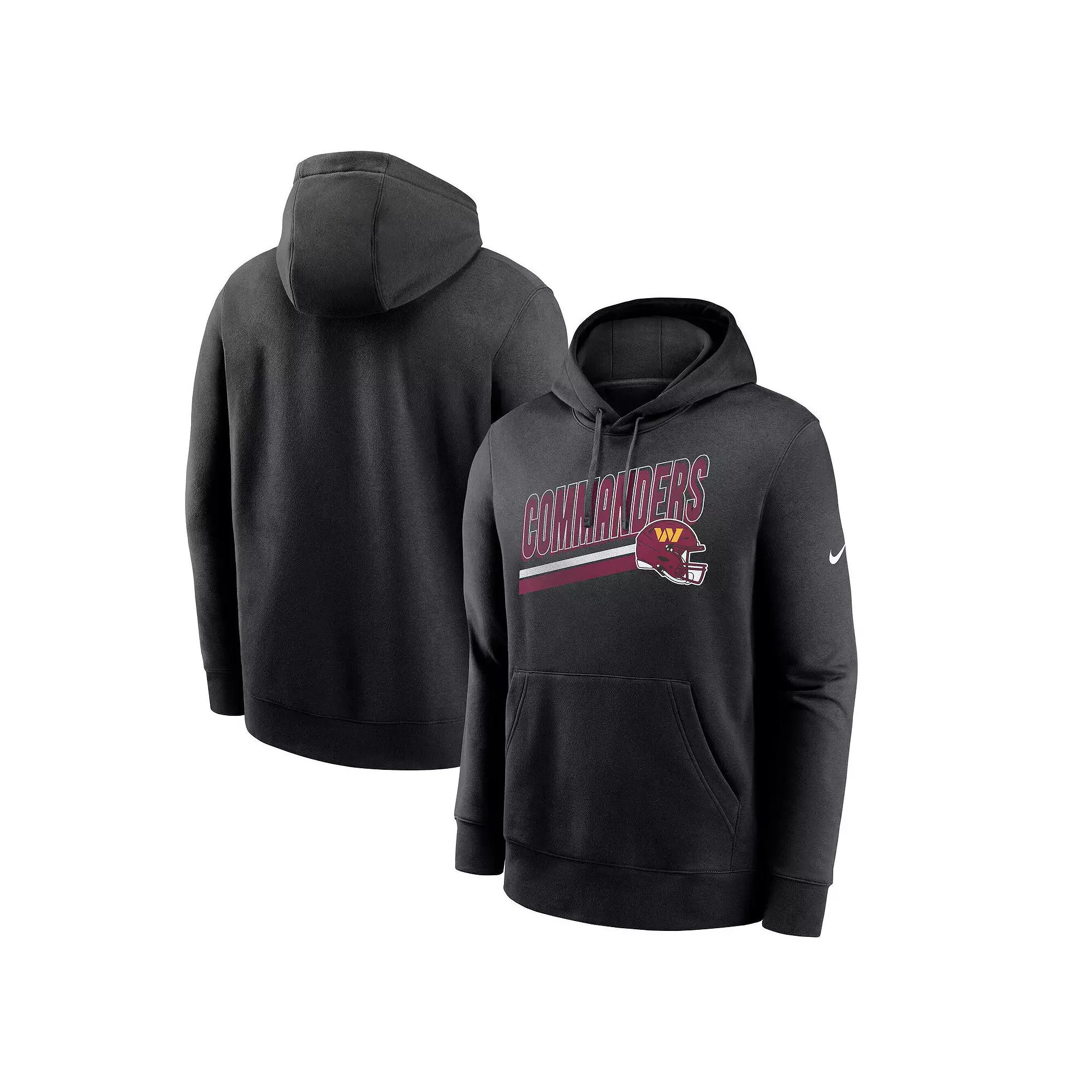 Men's Nike Black Washington Commanders Club Fleece Pullover Hoodie,  Product Image