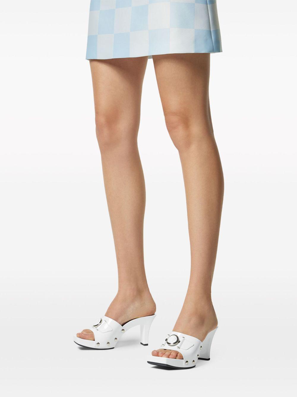 60mm Medusa-buckle patent-leather clogs Product Image