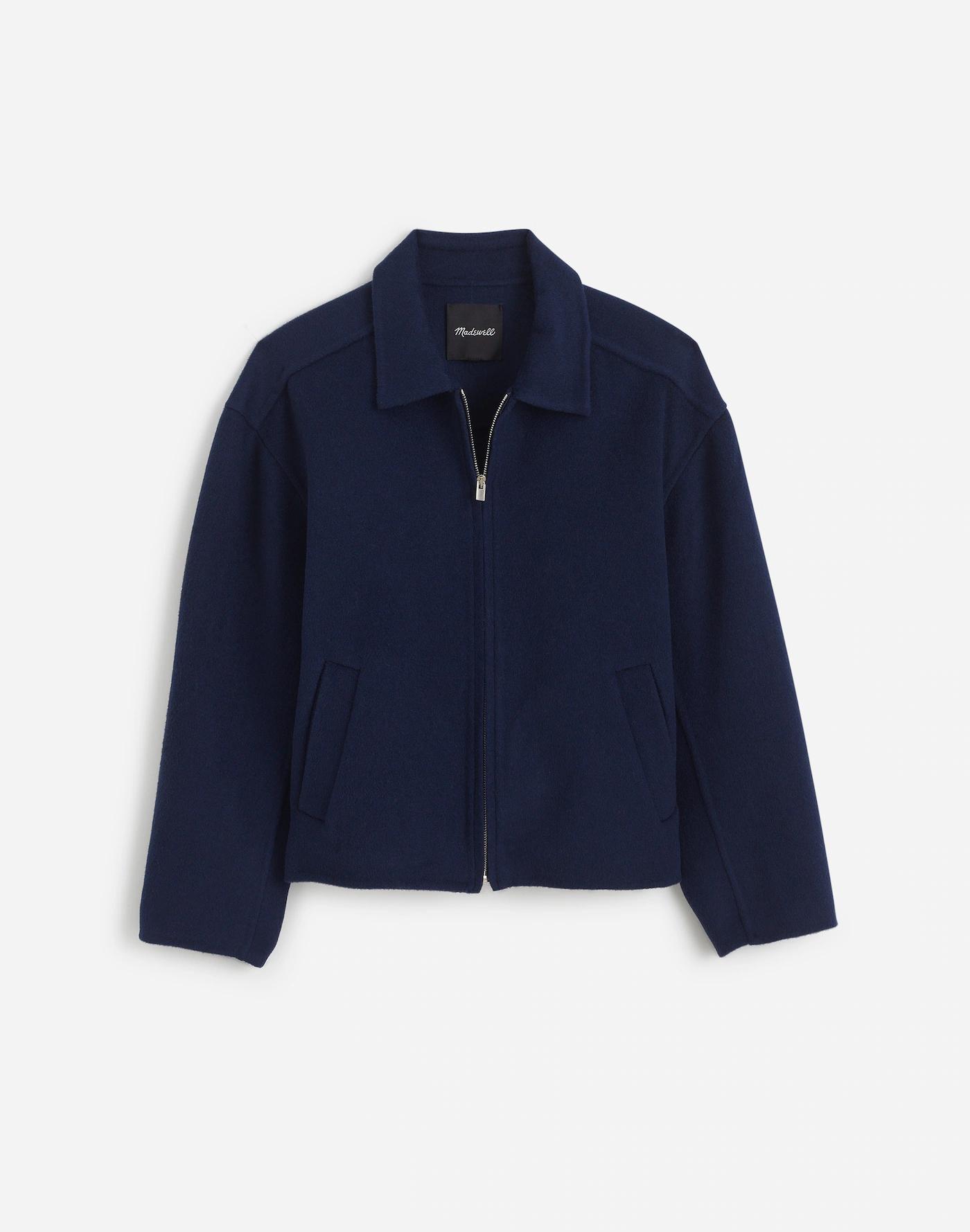 Double-Faced Rounded-Sleeve Jacket Product Image