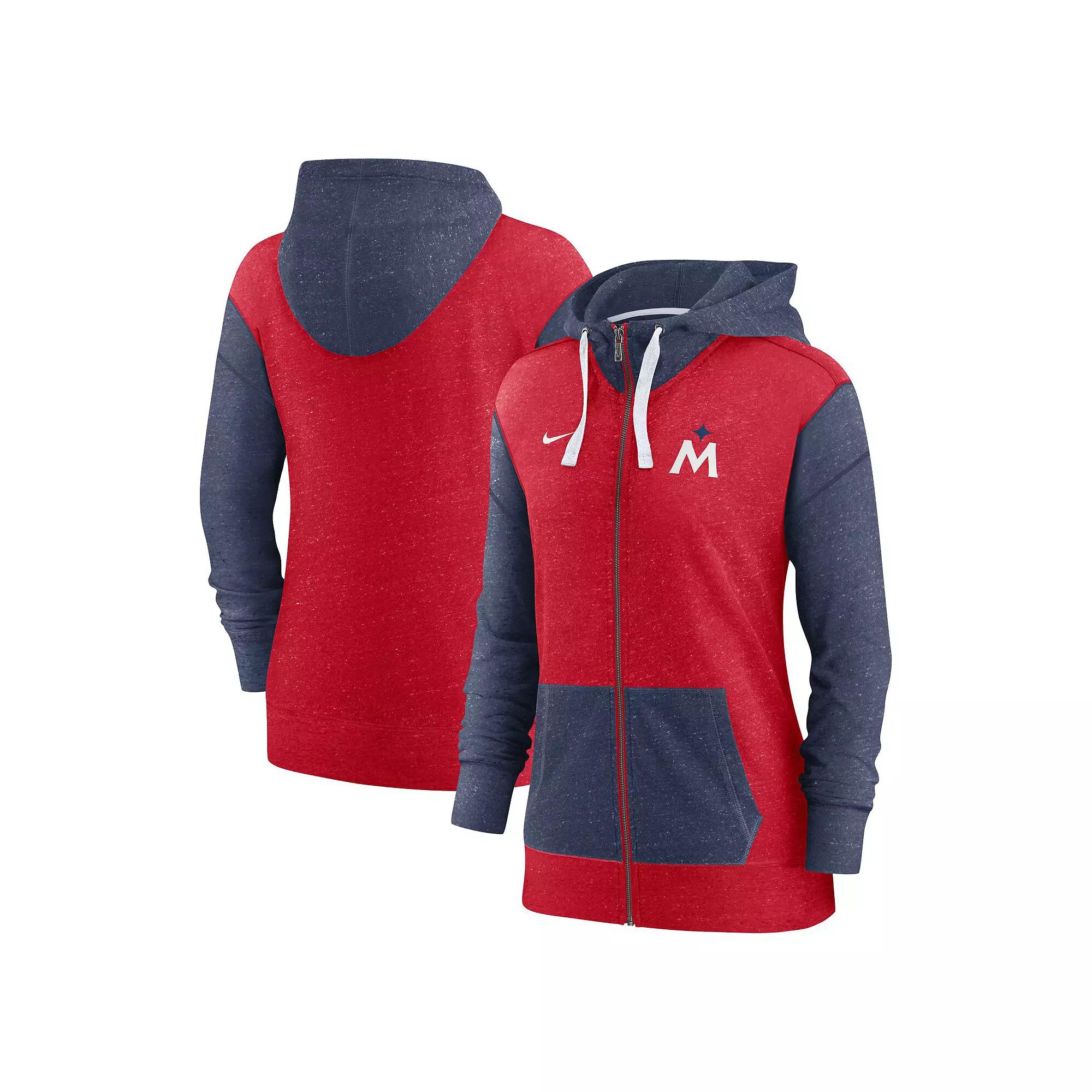 Women's Nike Red Minnesota Twins Full-Zip Hoodie, Size: Large Product Image