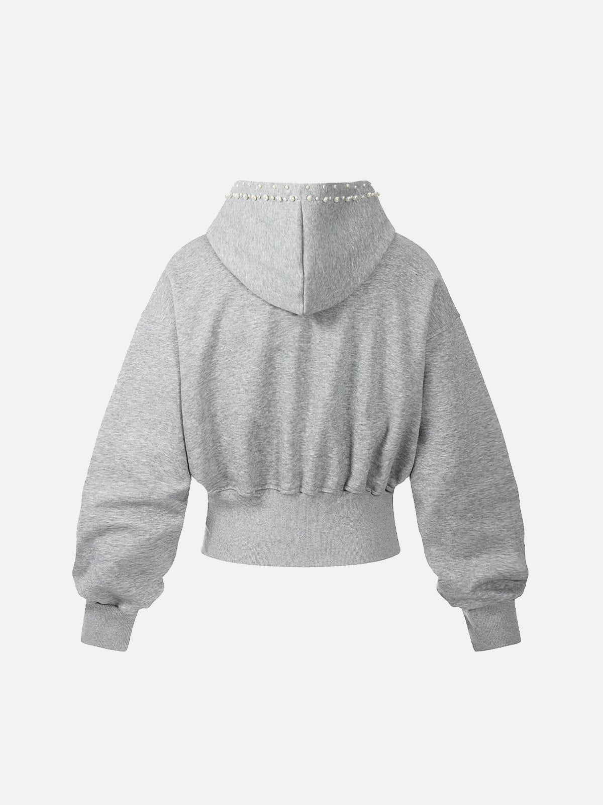 Aelfric Eden Pearl  Boxy Zip Up Hoodie Female Product Image