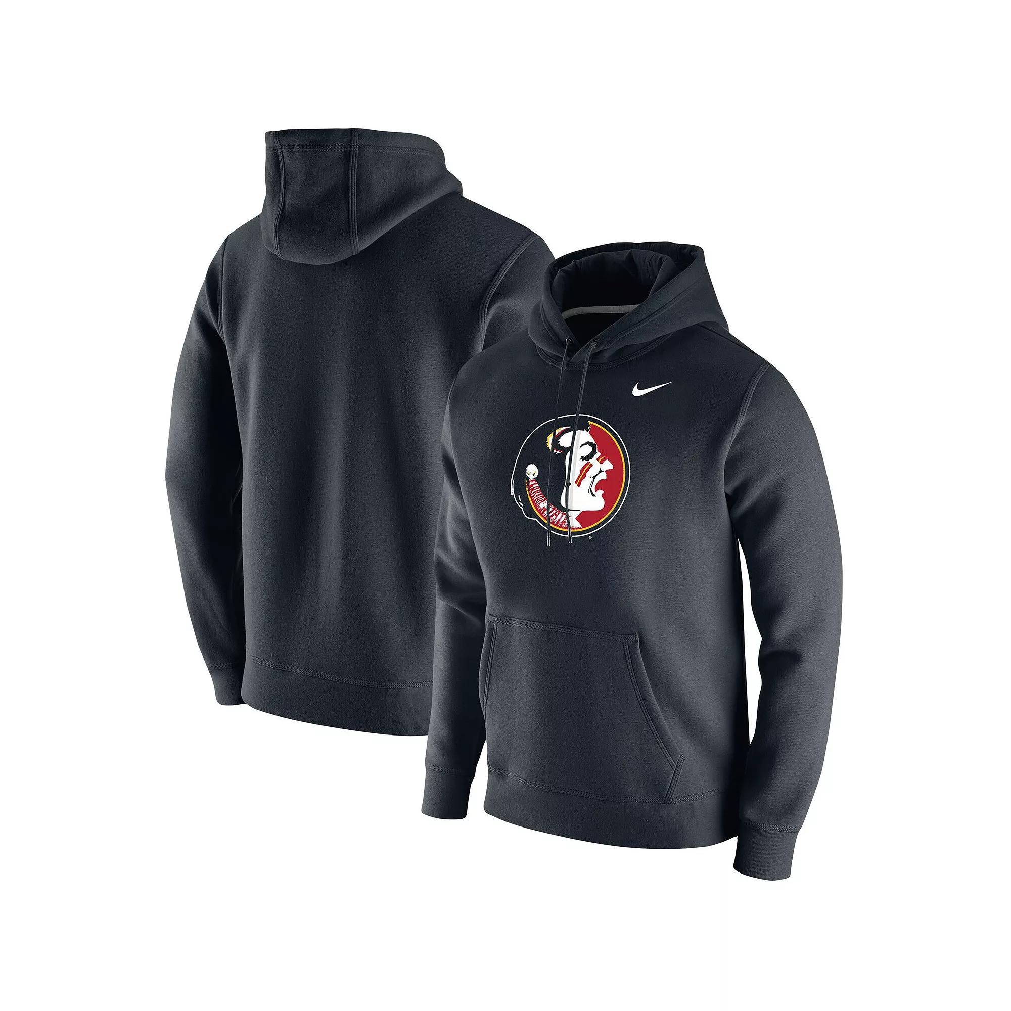 Men's Nike Black Florida State Seminoles Vintage School Logo Pullover Hoodie, Size: Medium Product Image