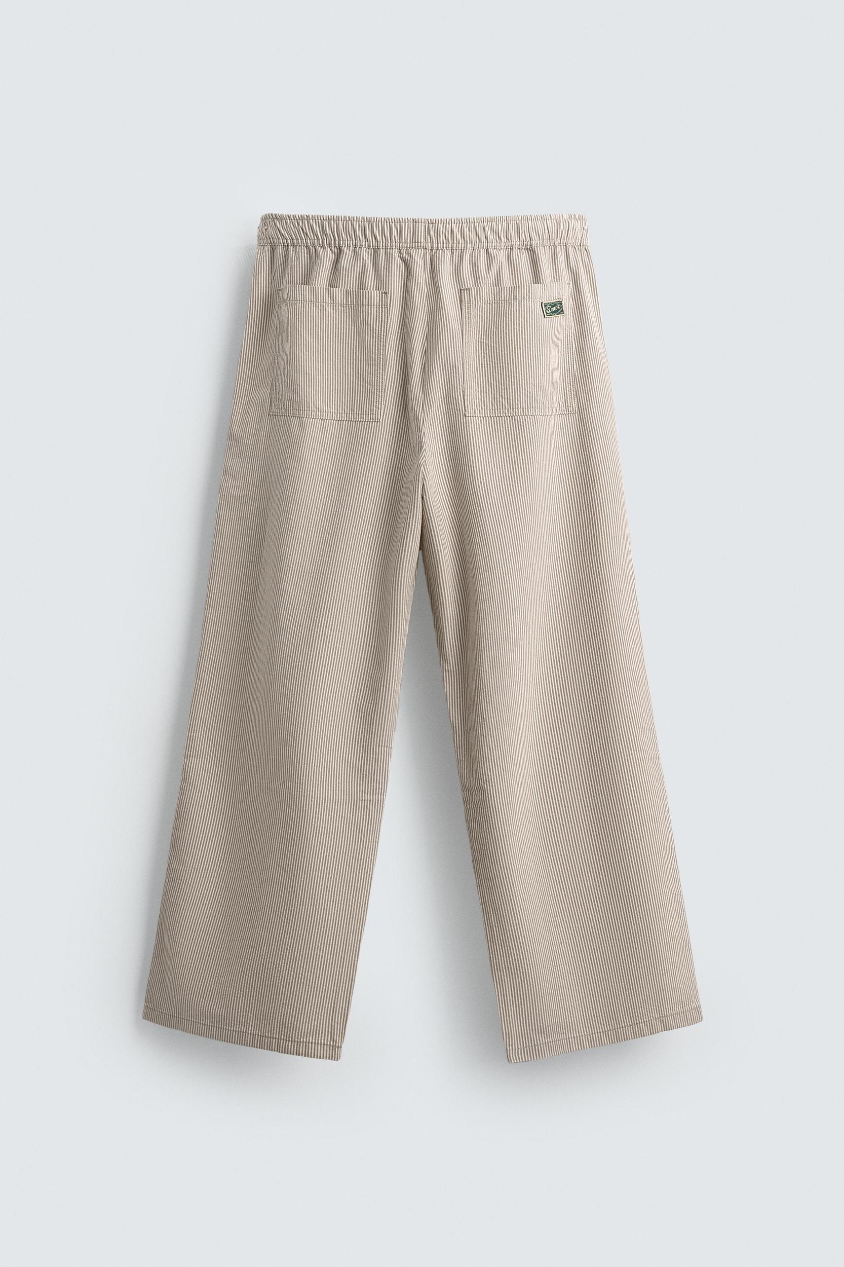 RELAXED FIT STRIPE PANTS Product Image