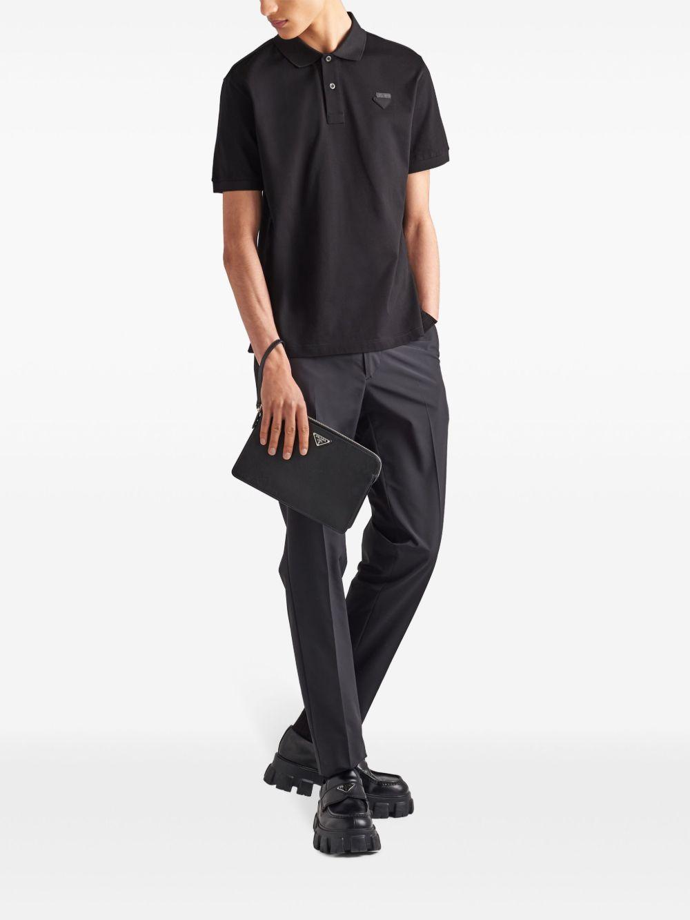 piqué short-sleeve polo shirt Product Image