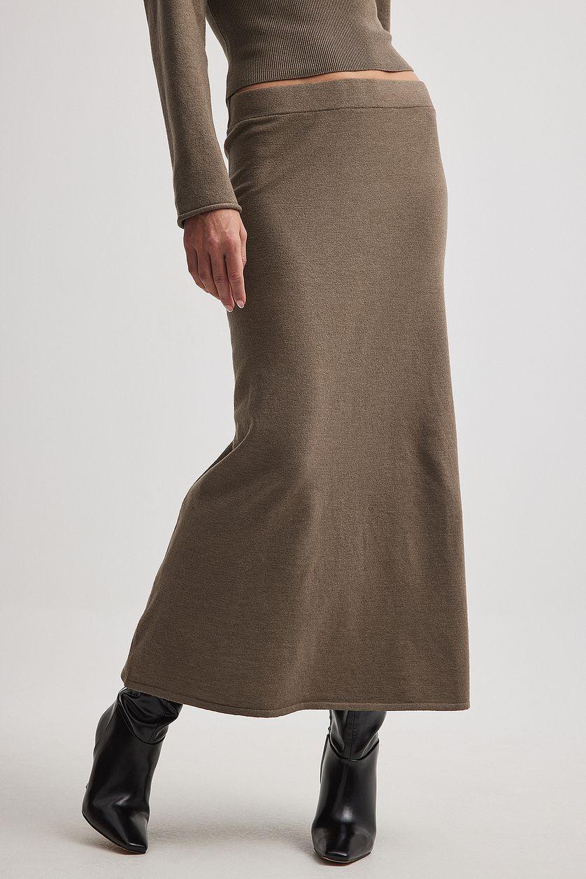 Knitted Midi Skirt Product Image