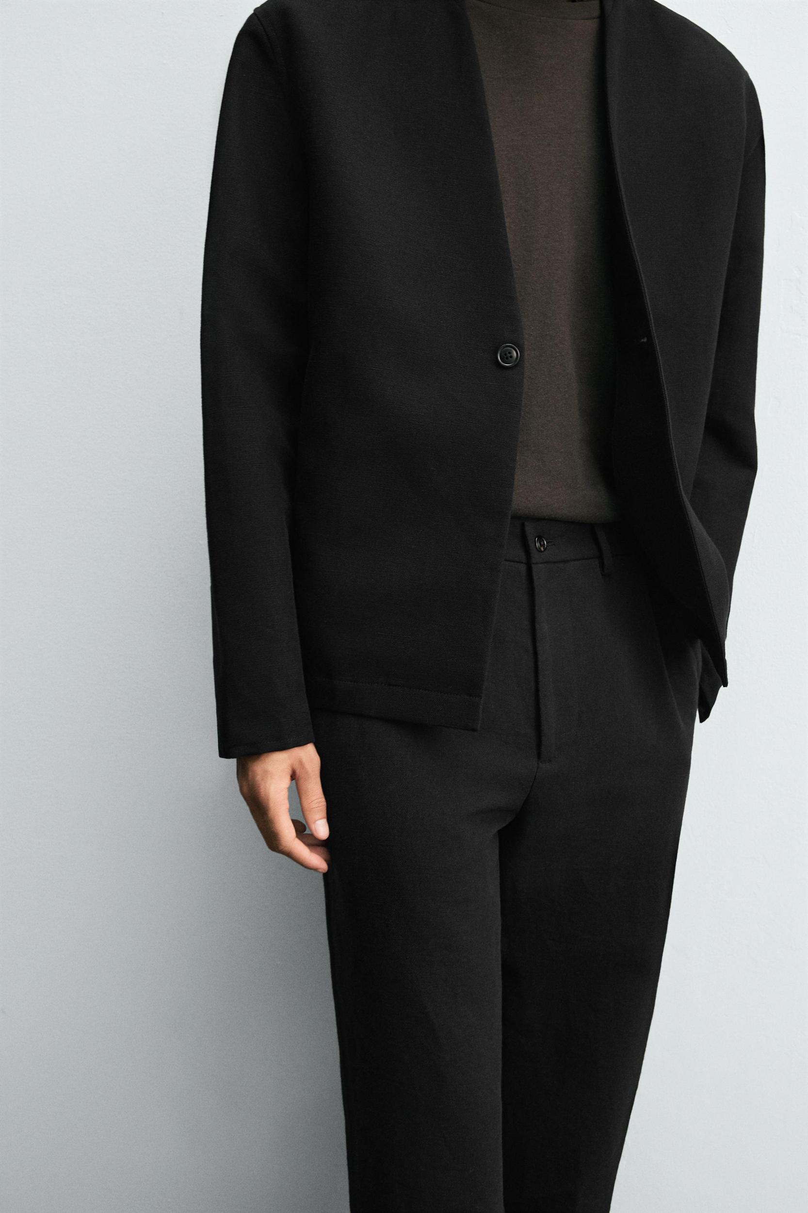 COTTON - LINEN SUIT PANTS Product Image