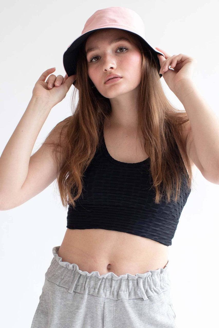 Black Honeycomb Sports Bra Product Image