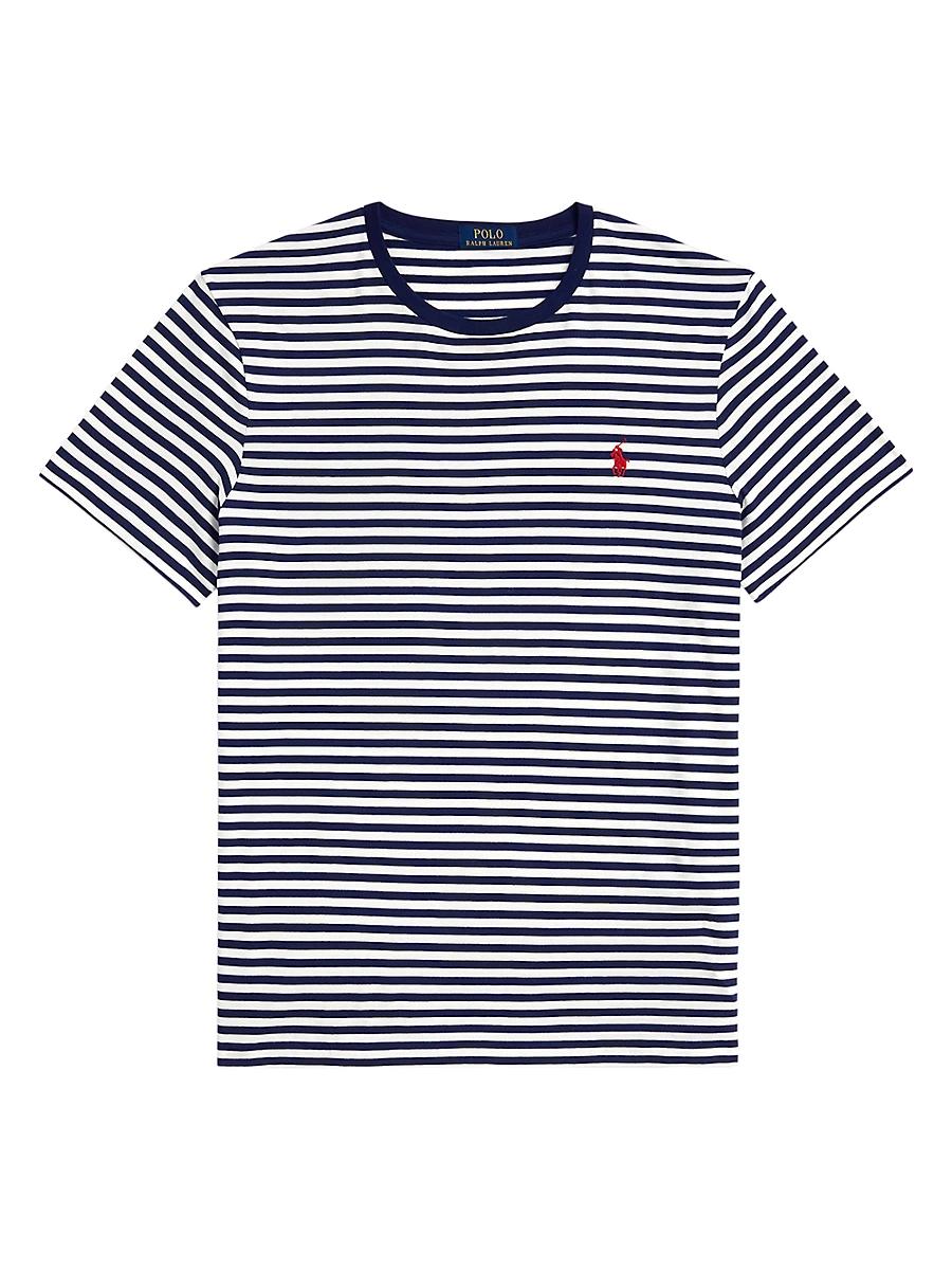 Mens Striped Jersey T-Shirt Product Image