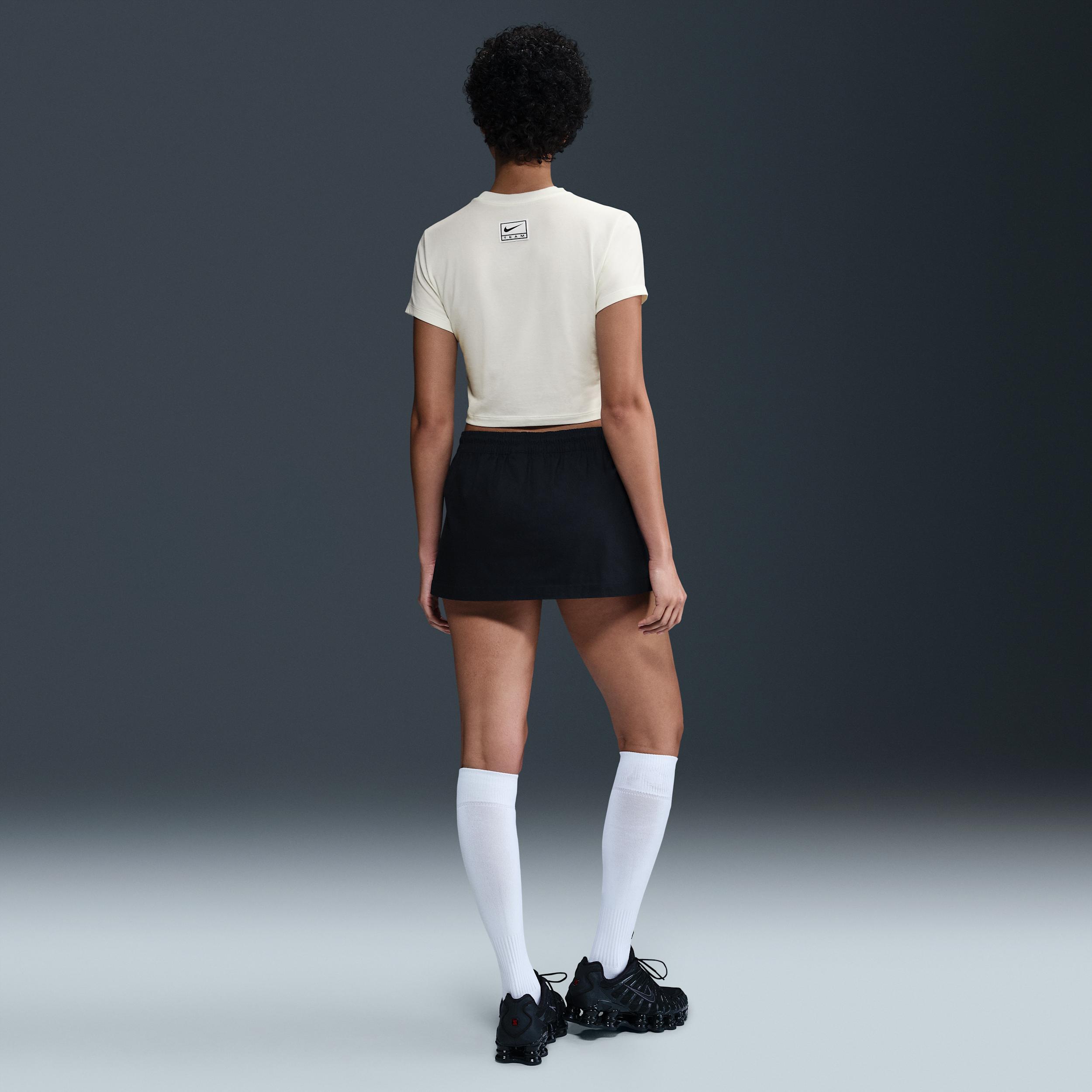 Womens Nike Sportswear Slim Cropped T-Shirt | HQ1709-133 Product Image
