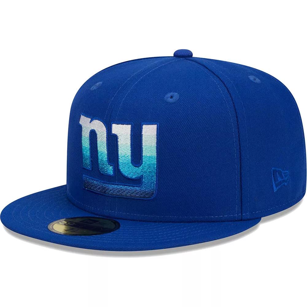 Men's New Era Royal New York Giants Gradient 59FIFTY Fitted Hat,  Product Image