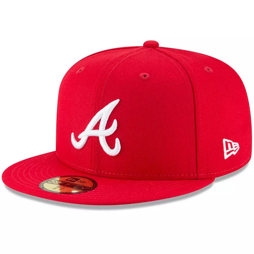 Mens New Era Atlanta Braves Fashion Color Basic 59FIFTY Fitted Hat Product Image