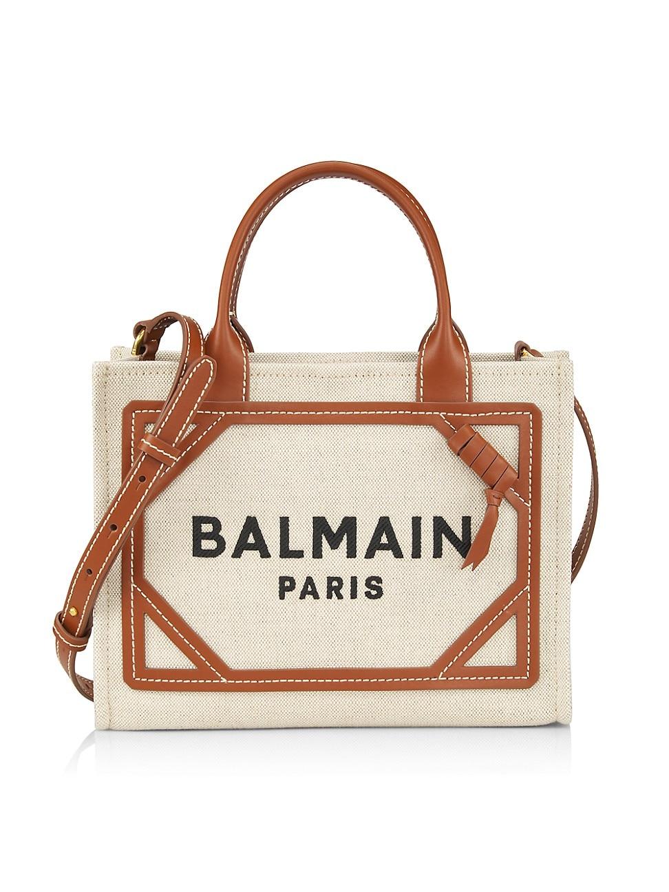 Womens B-Army Canvas Logo Shopper Tote Bag Product Image