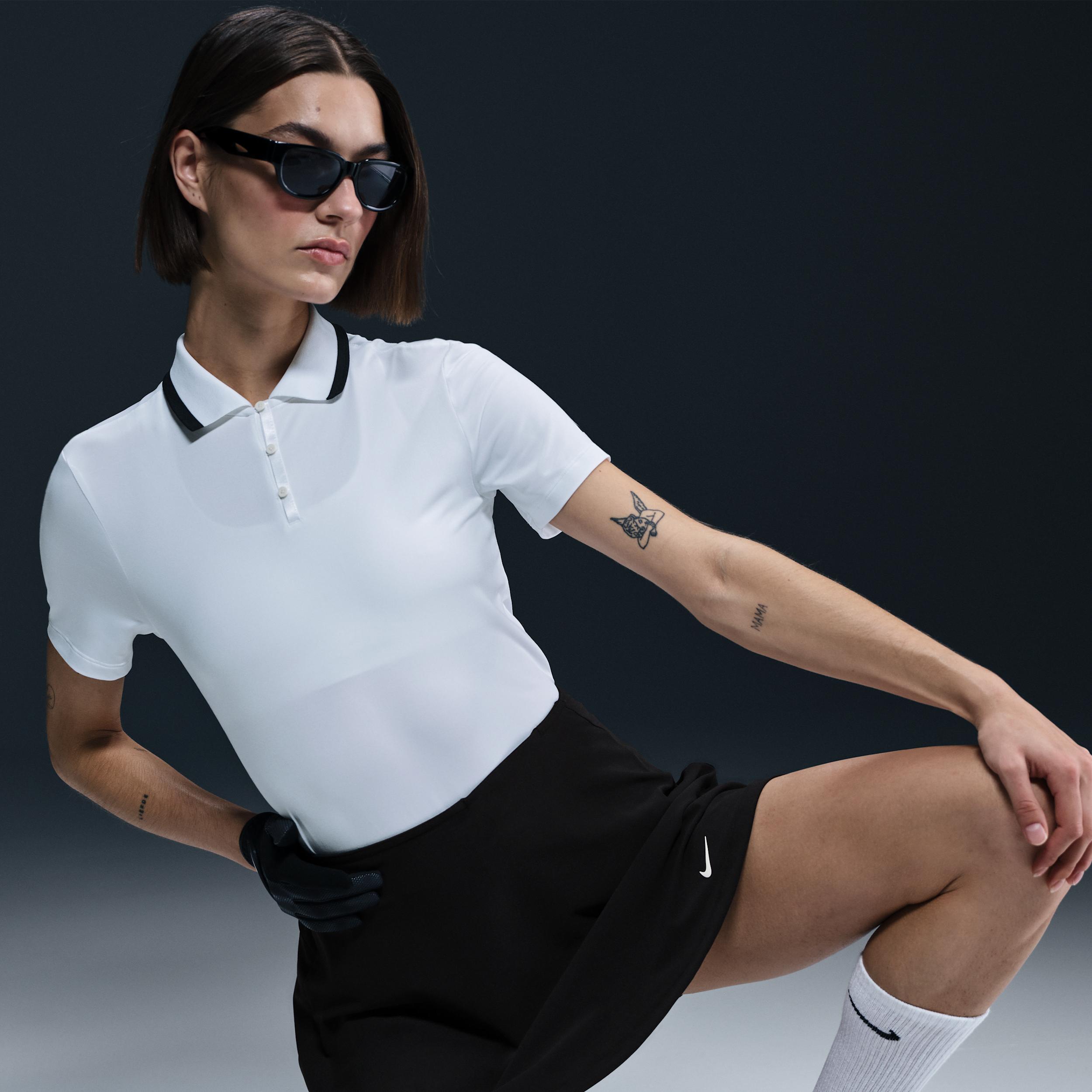 Nike Womens Tour Dri-FIT Short-Sleeve Golf Polo | FZ6297-100 Product Image