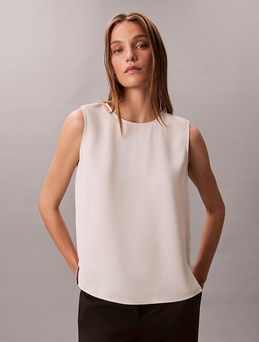 Flowing Relaxed Sleeveless Top Product Image