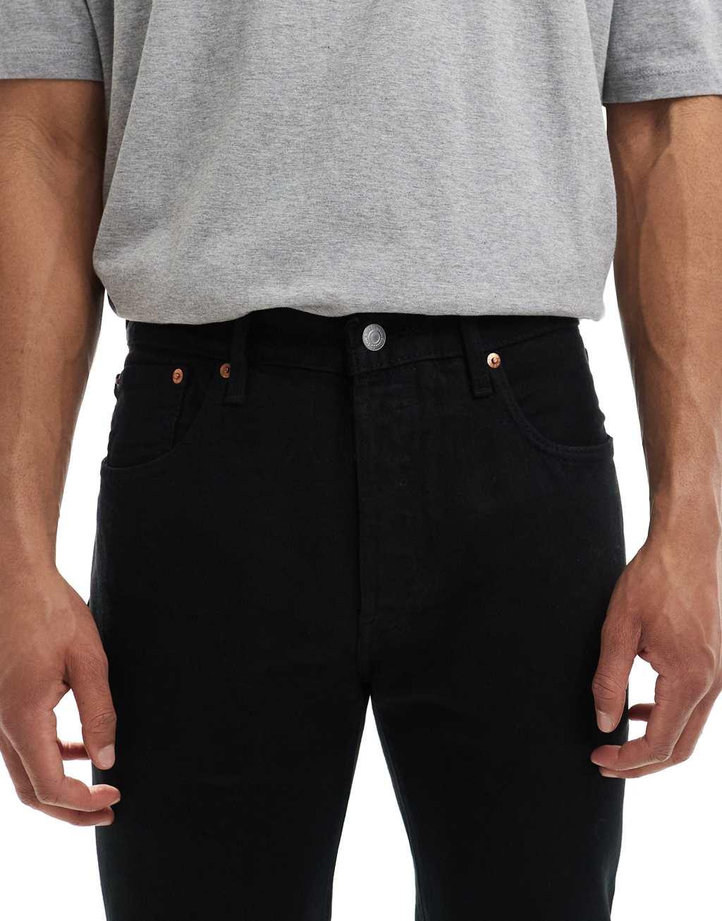 Levi's 501 original fit jeans in black Product Image