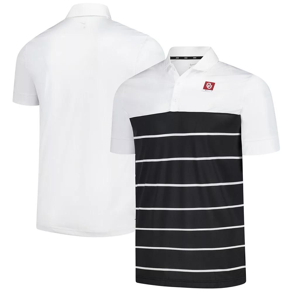 Mens Nike Oklahoma Sooners Stripe Polo Product Image