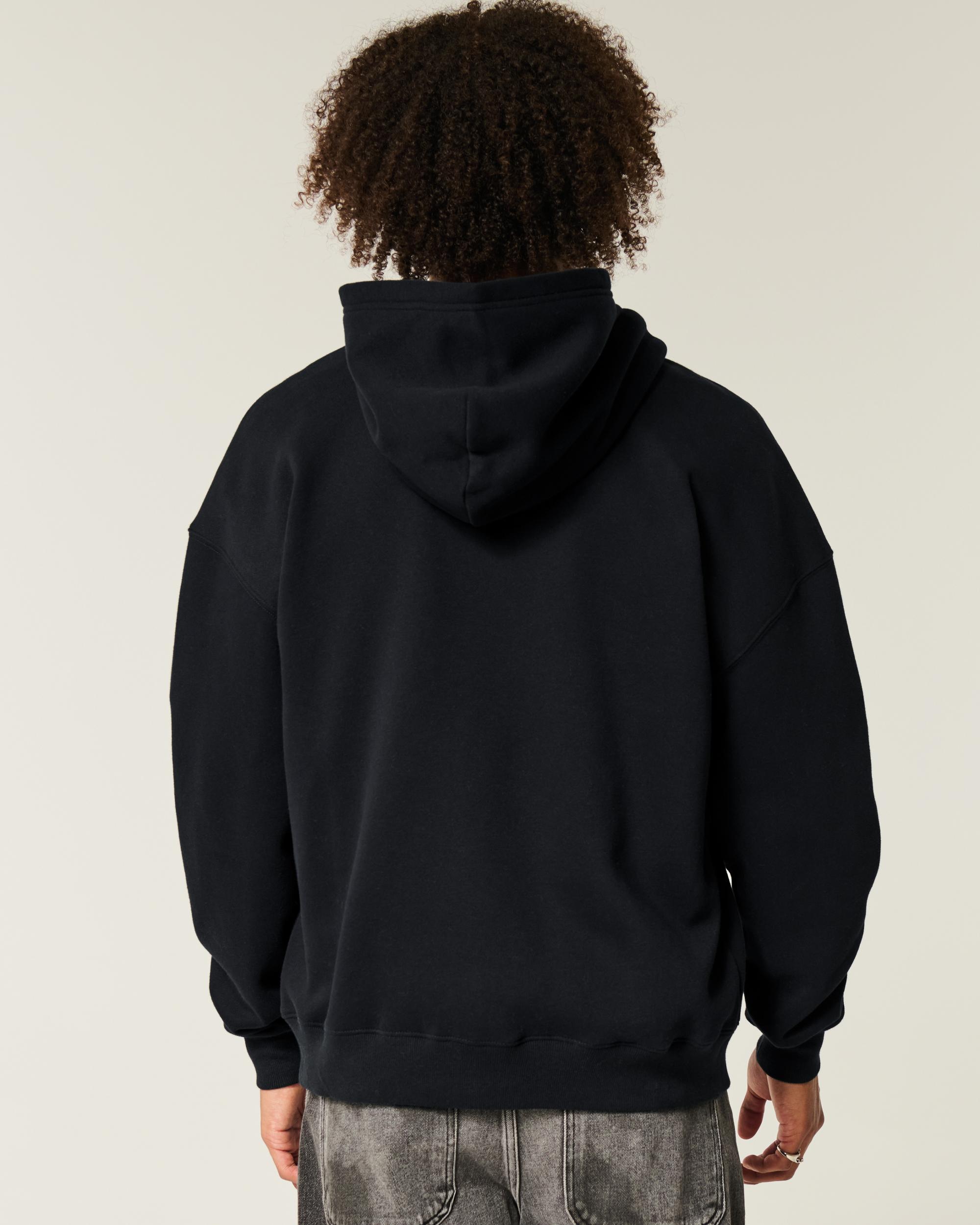 Boxy Zip-Up Hoodie Product Image