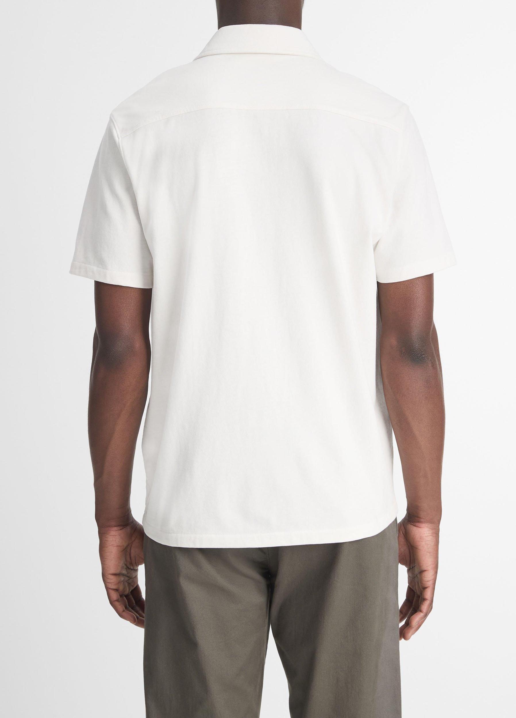 Mens Cotton Button-Front Shirt Product Image