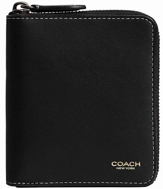COACH Natural Grain Zip Coin Wallet Product Image