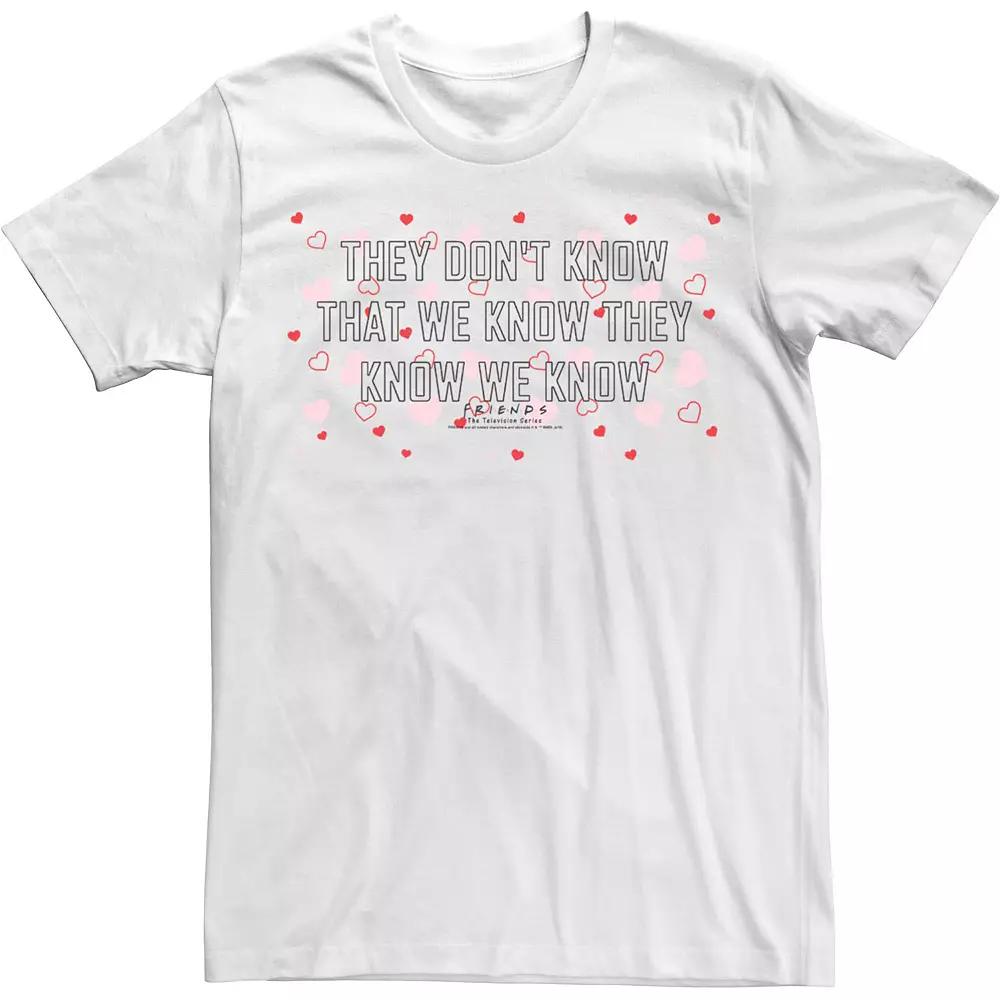 Mens Friends Valentines Day They Dont Know That We Know Tee Product Image