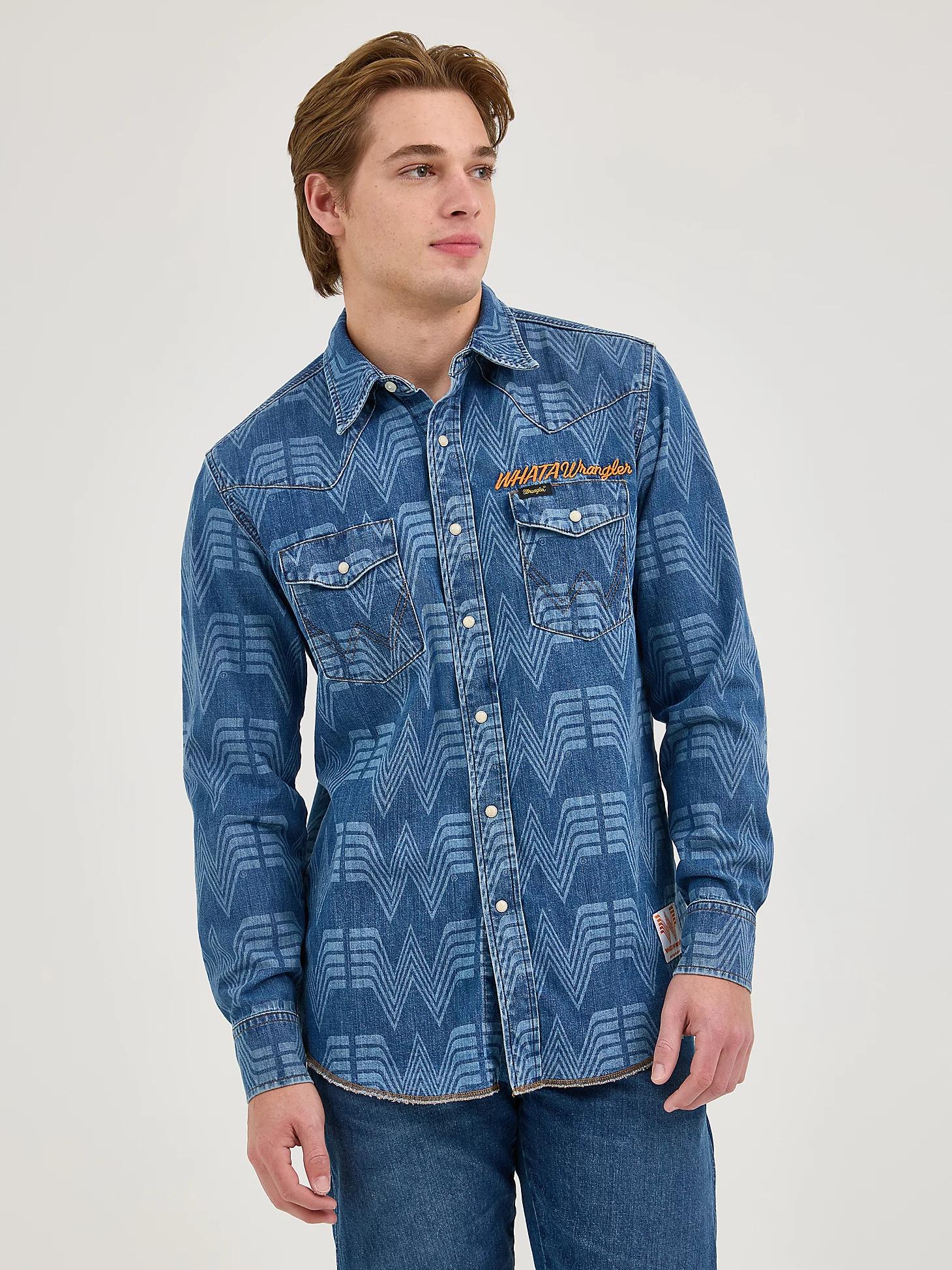 Wrangler x Whataburger Western Print Shirt | Men's SHIRTS | Wrangler® Product Image