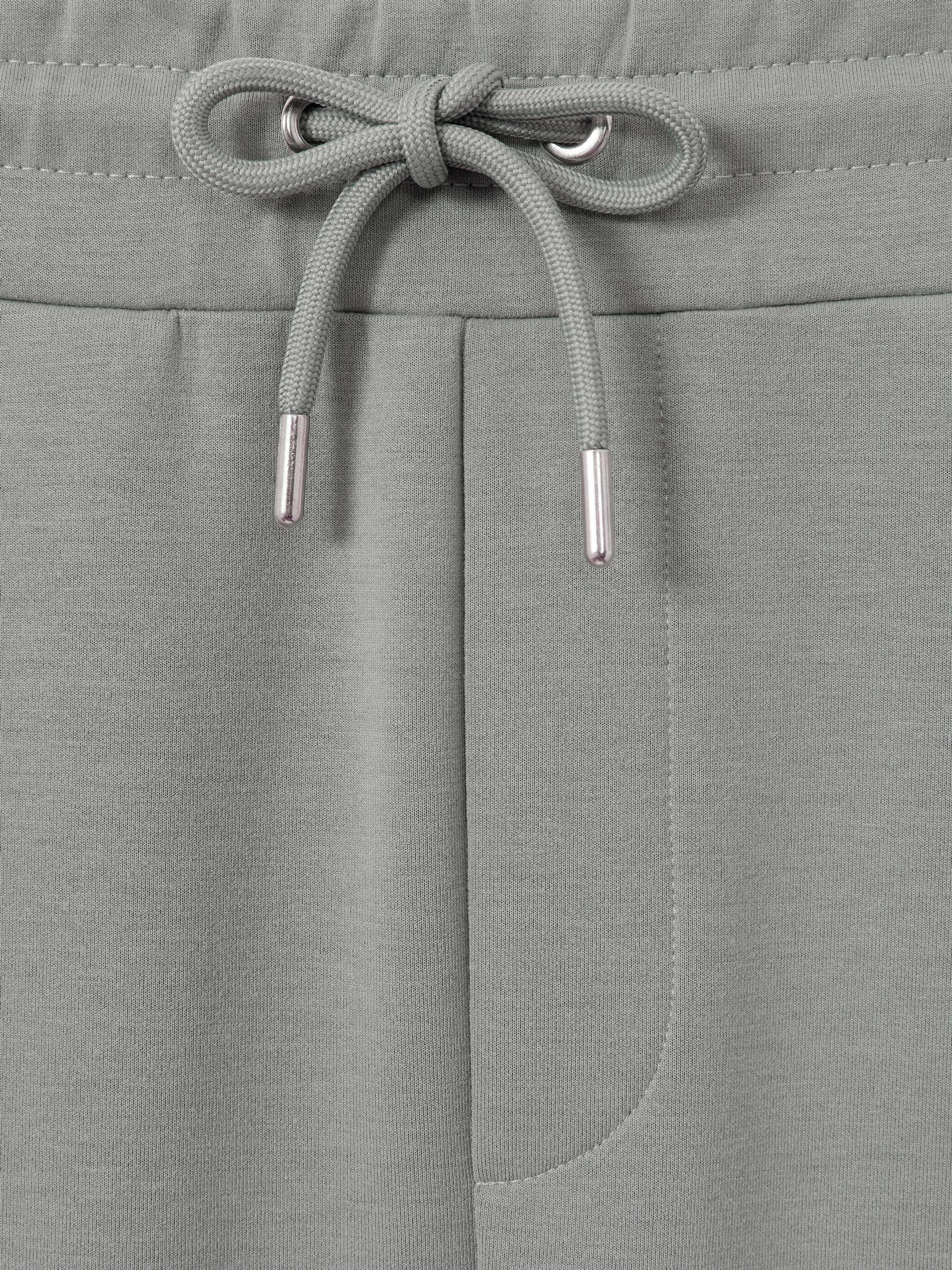 Interlock-Jersey Drawstring Joggers in Flint Grey Product Image