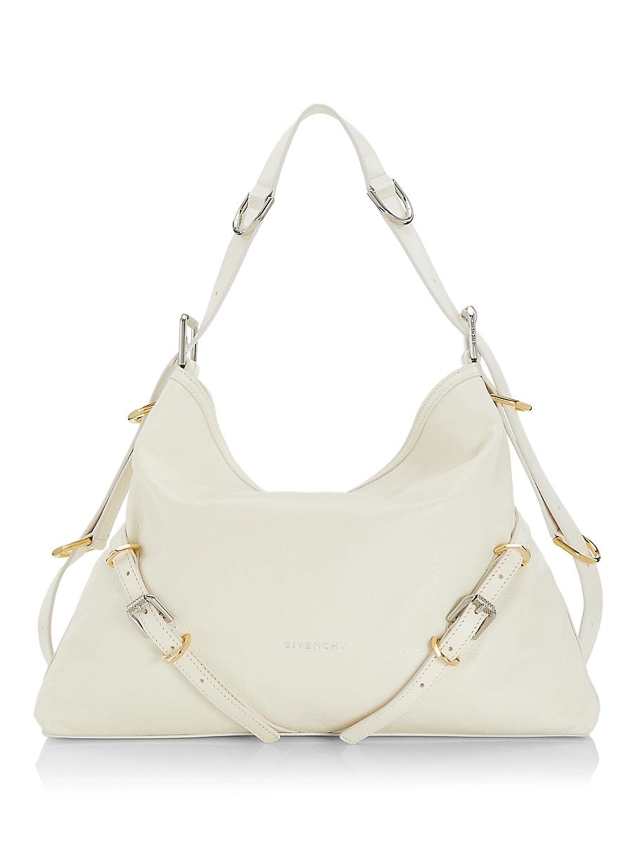 Voyou Medium Shoulder Bag in Tumbled Leather Product Image