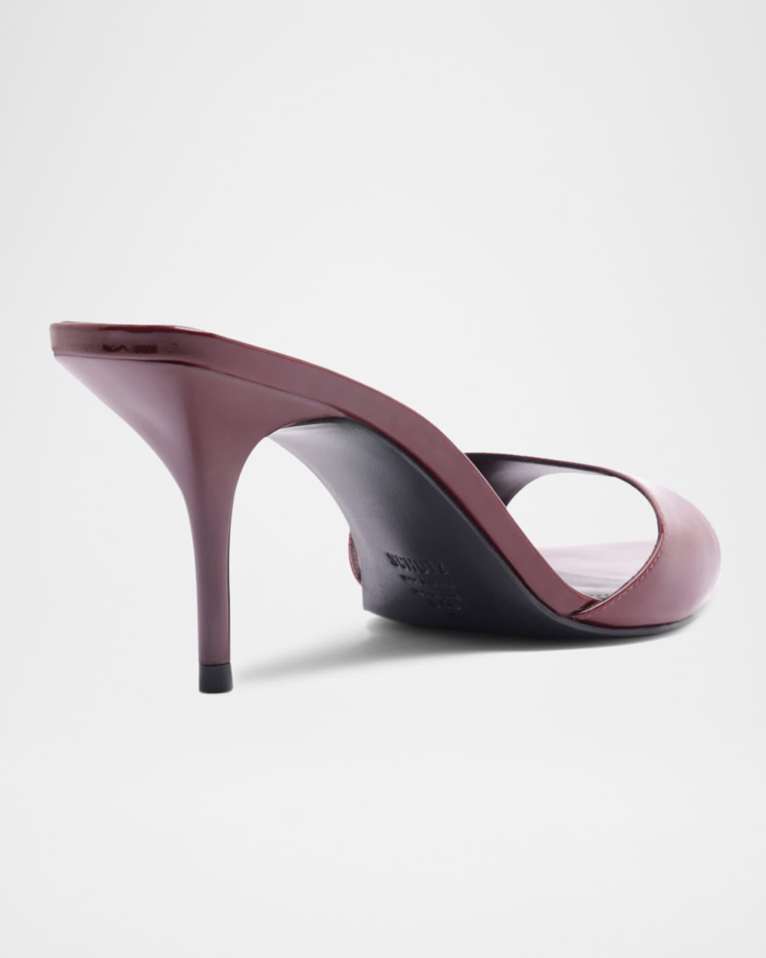 Elodie Patent Stiletto Mule Sandals Product Image
