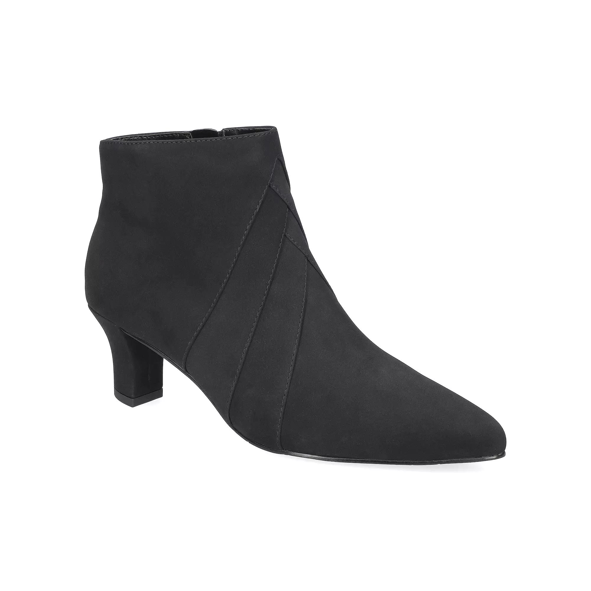 Easy Street Women's Falcon Dress Ankle Boots, Size: 9 Wide, Black Lamy Product Image