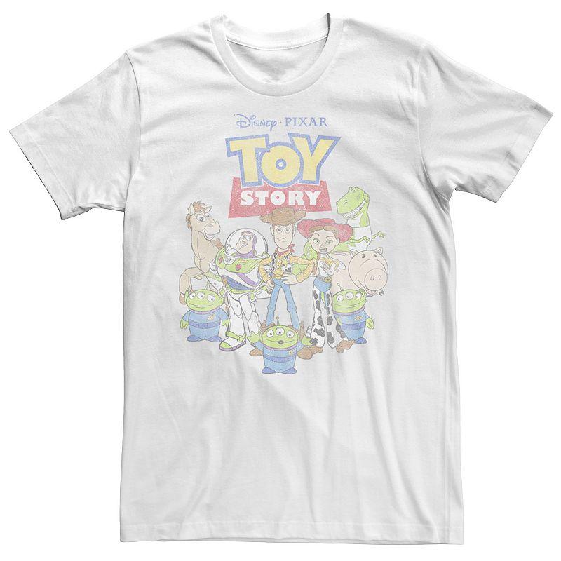 Disney / Pixar's Toy Story Men's Group Shot Tee, Size: Large, White Product Image