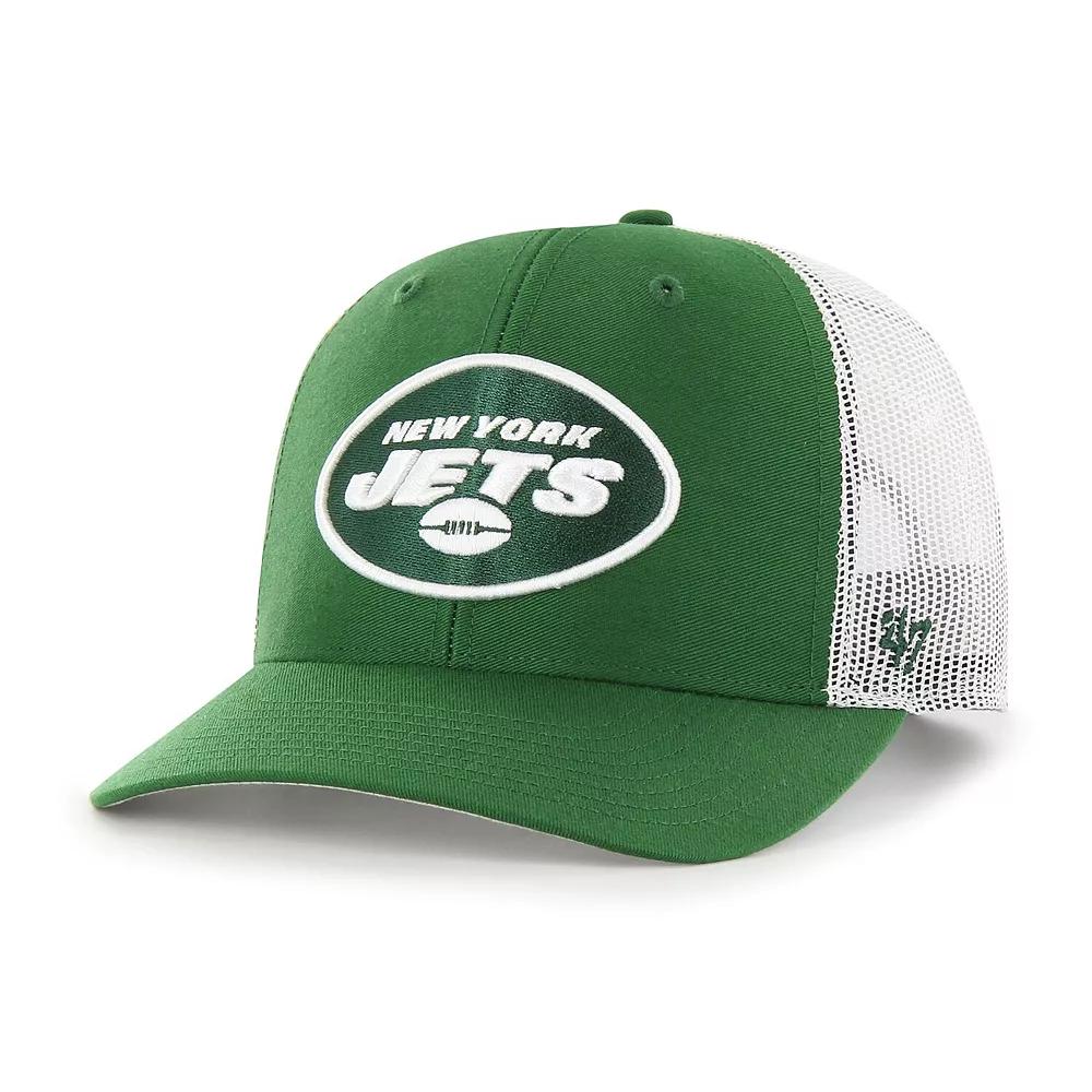 Men's '47 Green New York Jets Adjustable Trucker Hat Product Image