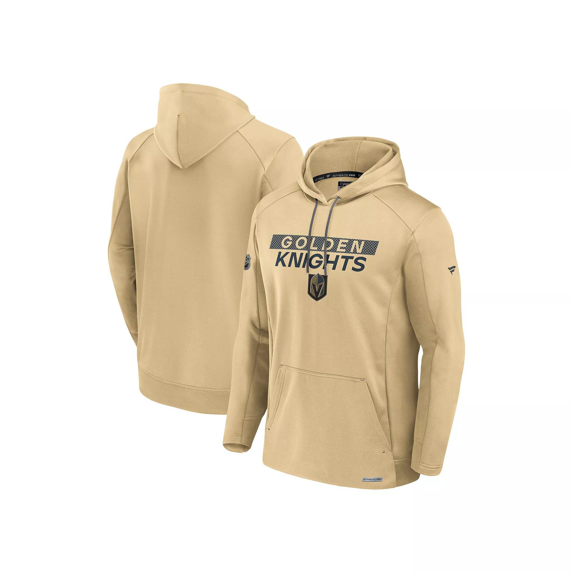 Men's Fanatics  Gold Vegas Golden Knights Authentic Pro Alternate Fleece Pullover Hoodie, Size: Medium, Lvk Gold Product Image