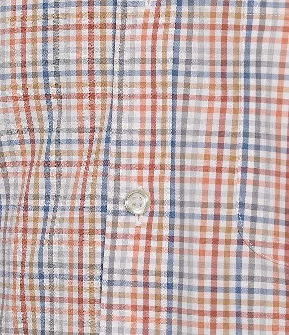 Gold Label Roundtree & Yorke Slim Fit Non-Iron Long Sleeve Plaid Sport Shirt Product Image