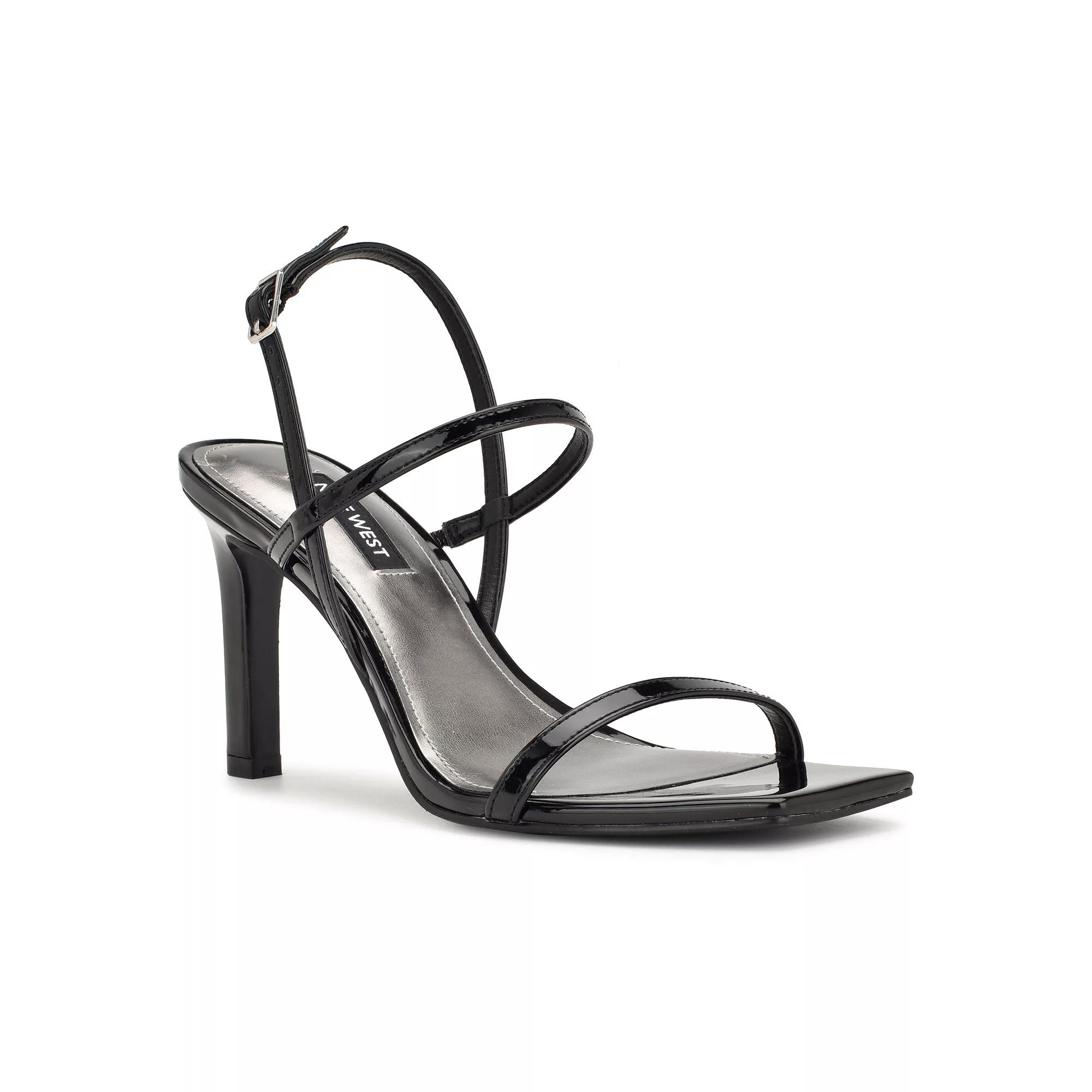Nine West Olah Women's Heeled Dress Sandals, Size: 7, Black Patent Product Image