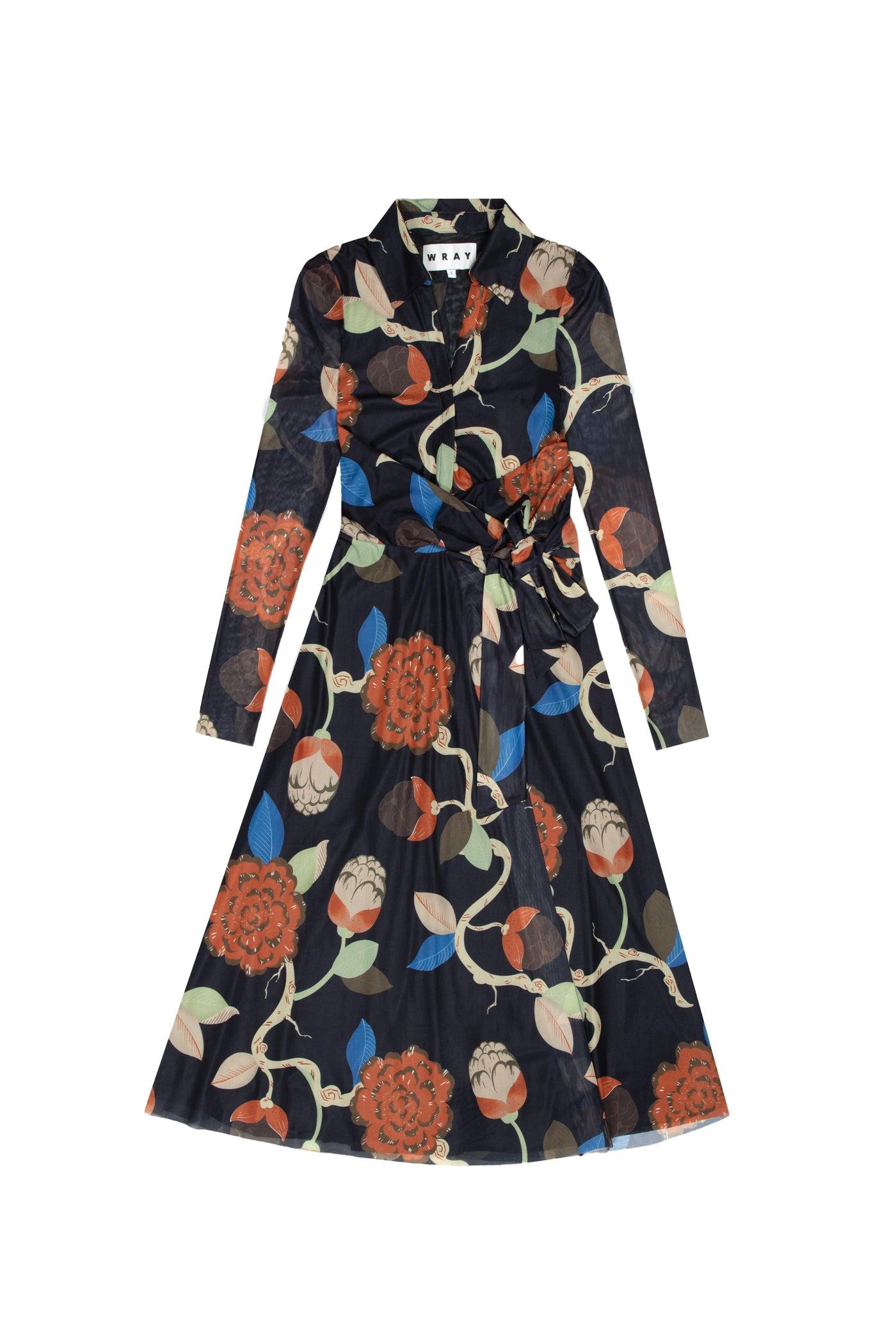 Enid Wrap Dress - Flowering Tree Product Image
